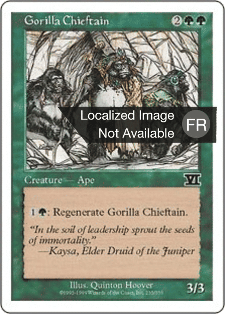 Chef de clan gorille — Classic Sixth Edition — Magic: The Gathering