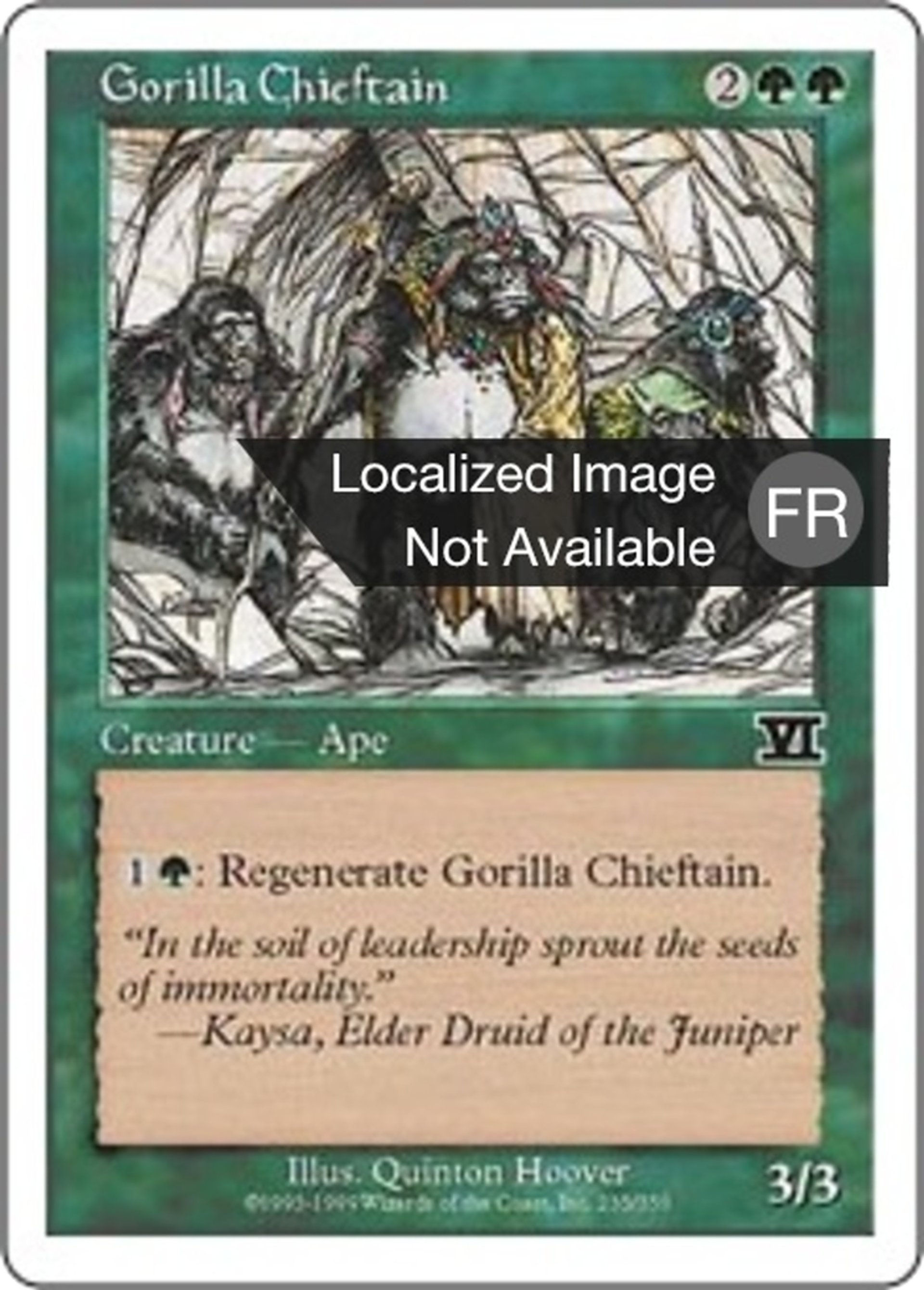 Chef de clan gorille — Classic Sixth Edition — Magic: The Gathering