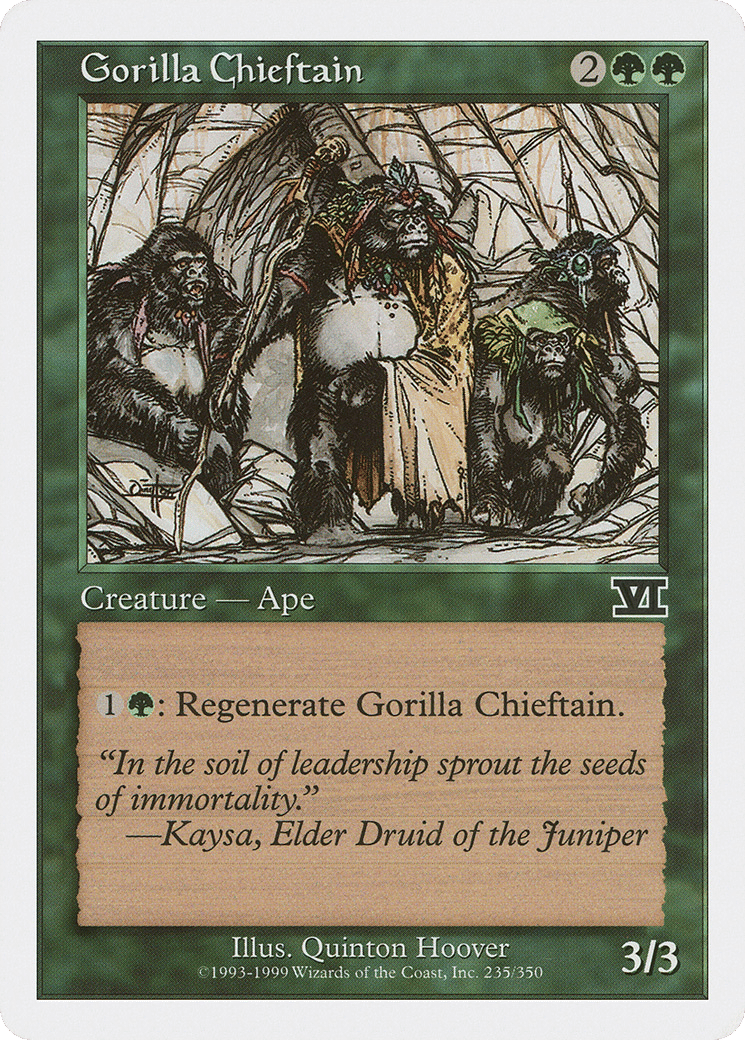 Gorilla Chieftain — Classic Sixth Edition — Magic: The Gathering