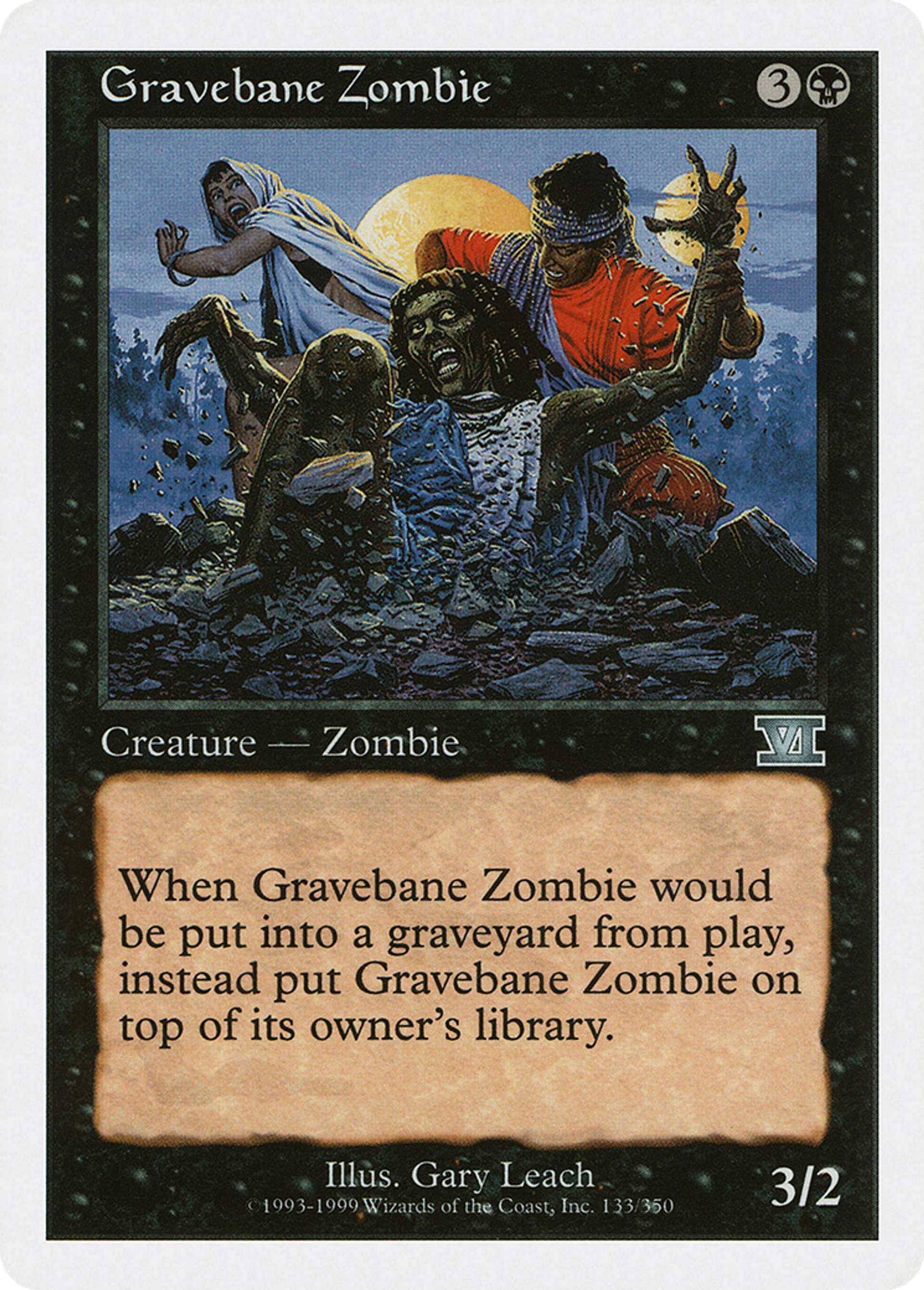 Gravebane Zombie — Classic Sixth Edition — Magic: The Gathering