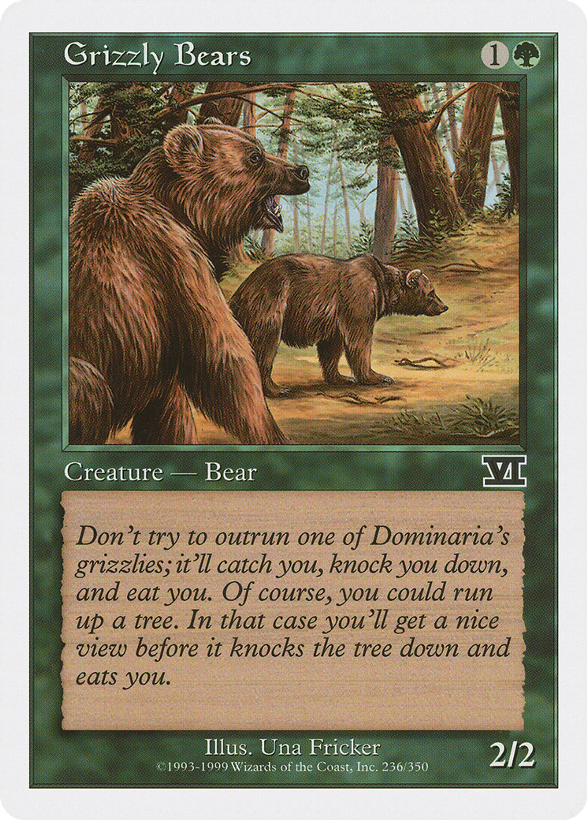 Grizzly Bears — Classic Sixth Edition — Magic: The Gathering