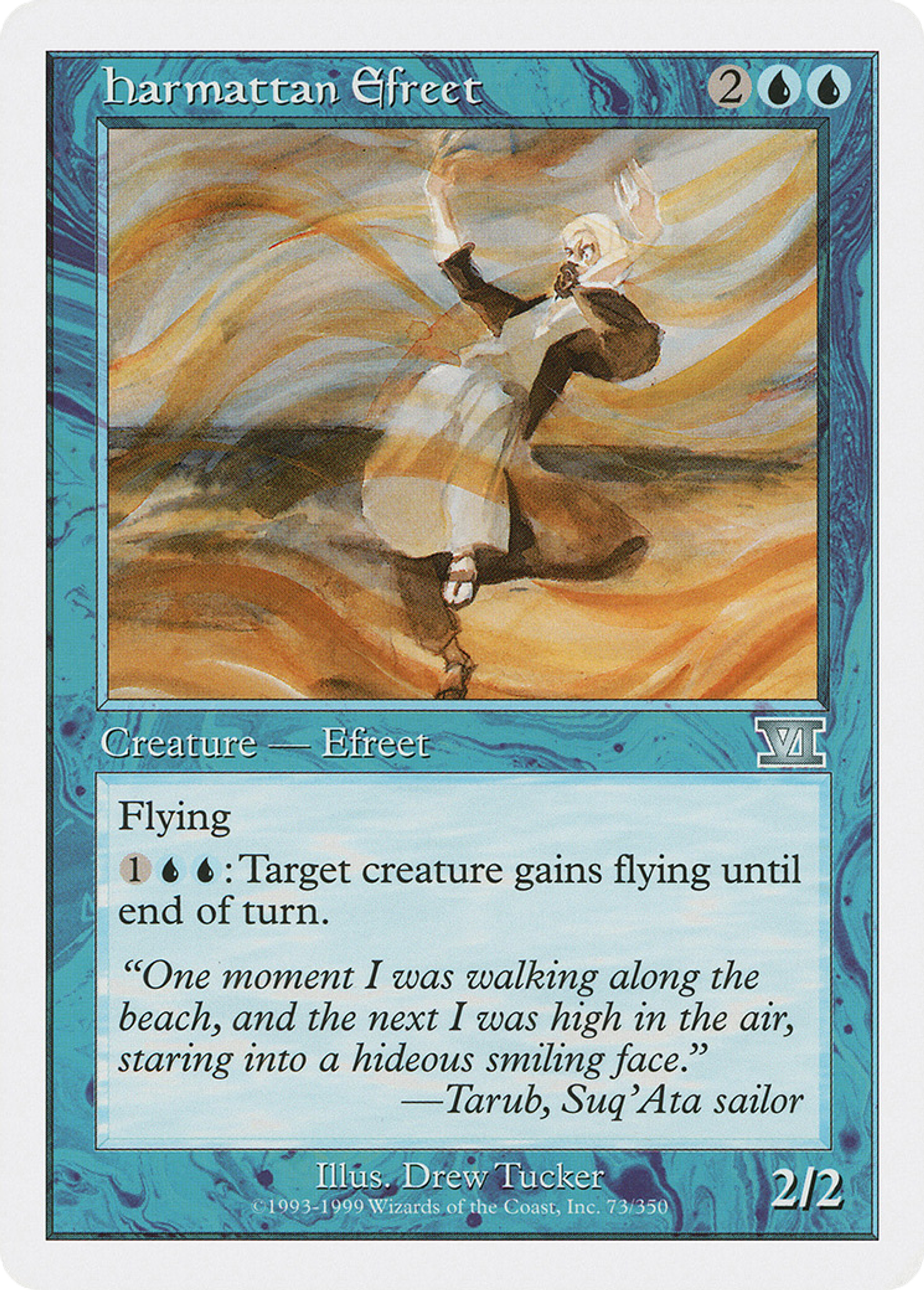 Harmattan Efreet — Classic Sixth Edition — Magic: The Gathering