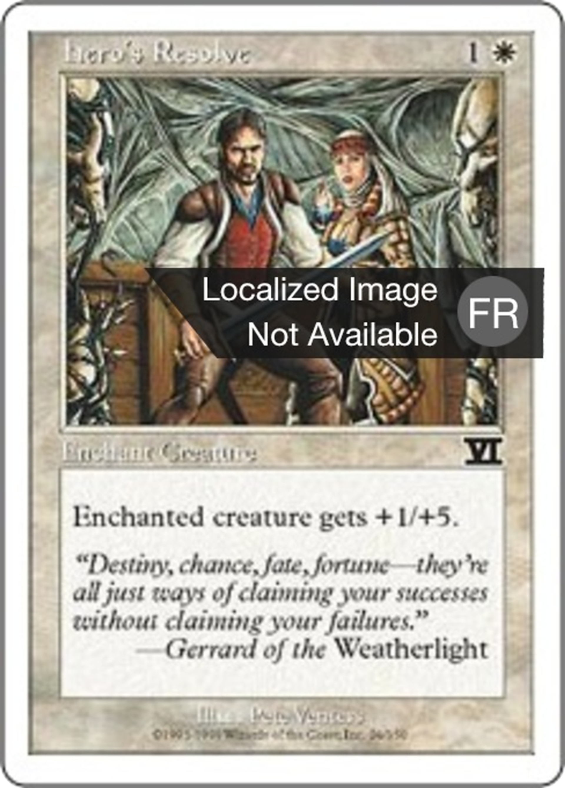 Résolution héroïque — Classic Sixth Edition — Magic: The Gathering