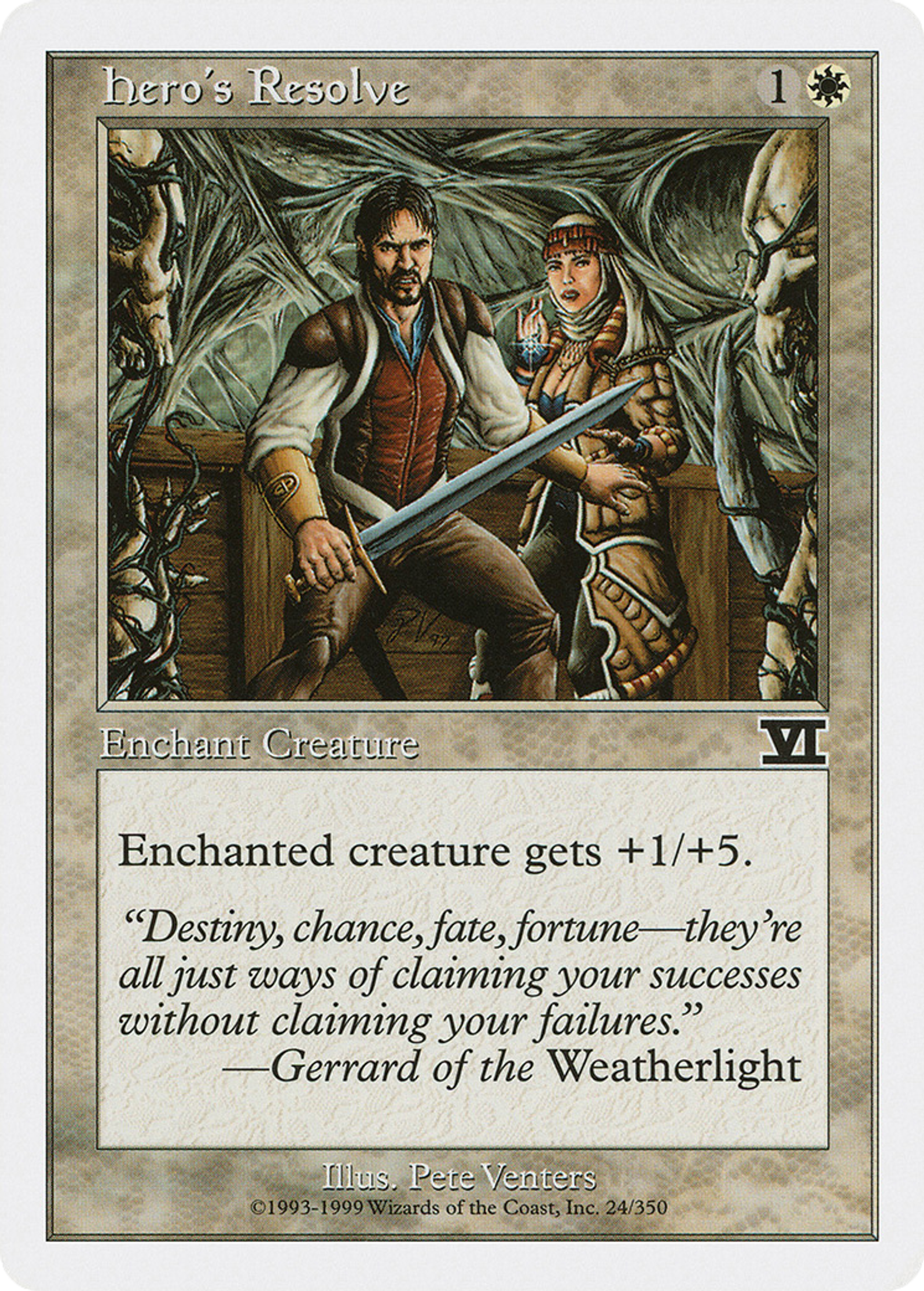 Hero's Resolve — Classic Sixth Edition — Magic: The Gathering