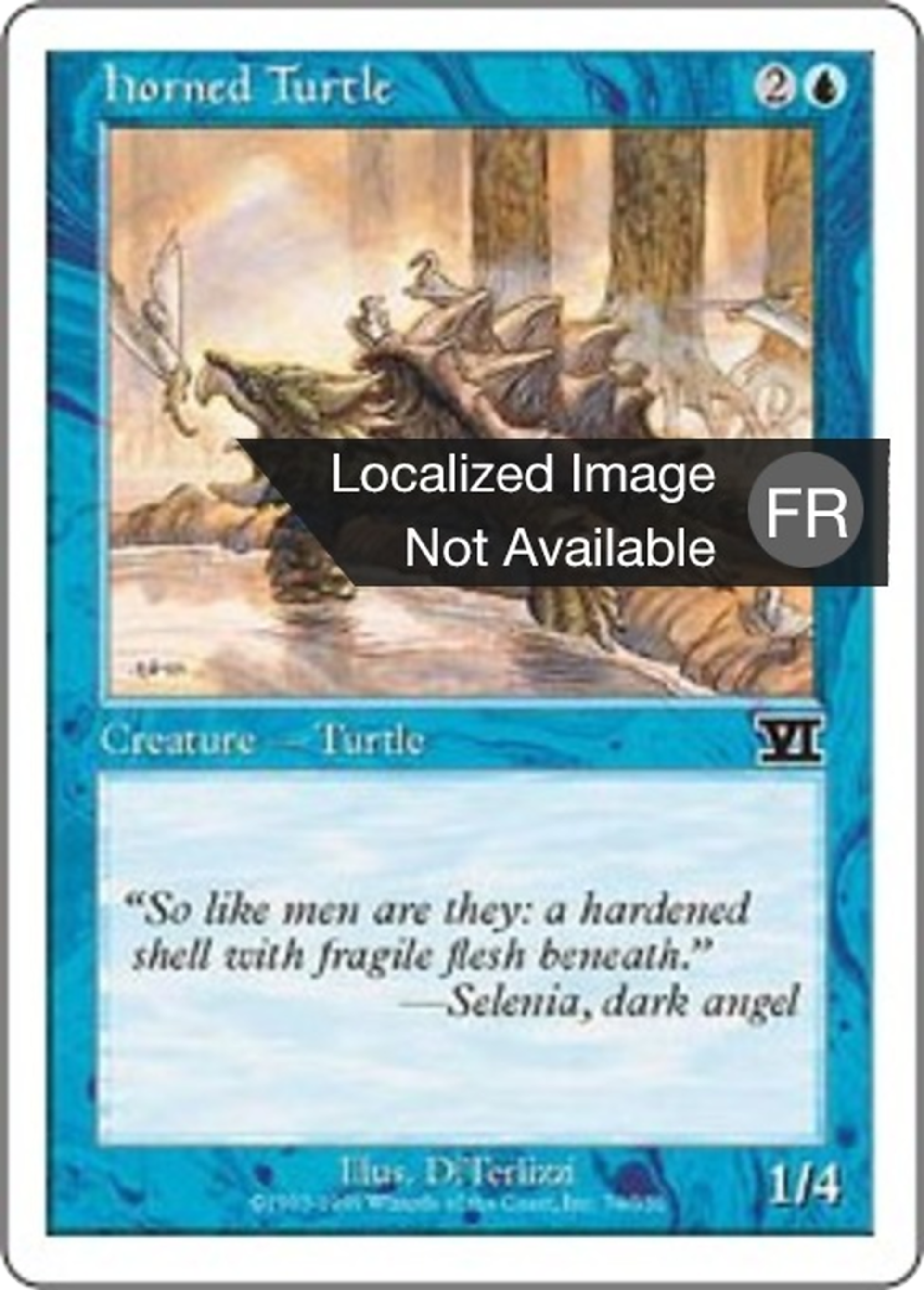Tortue cornue — Classic Sixth Edition — Magic: The Gathering