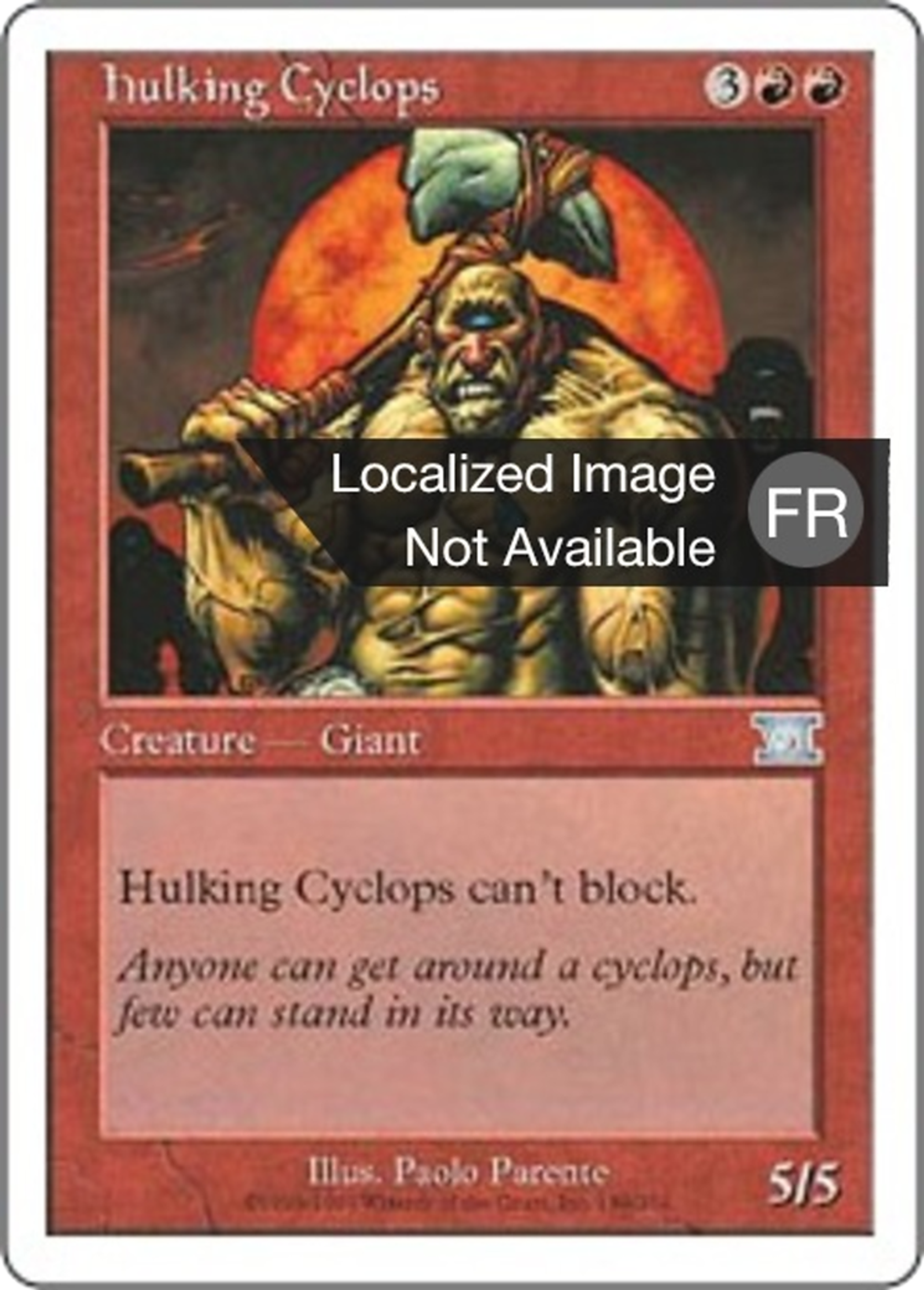 Cyclope lourdaud — Classic Sixth Edition — Magic: The Gathering