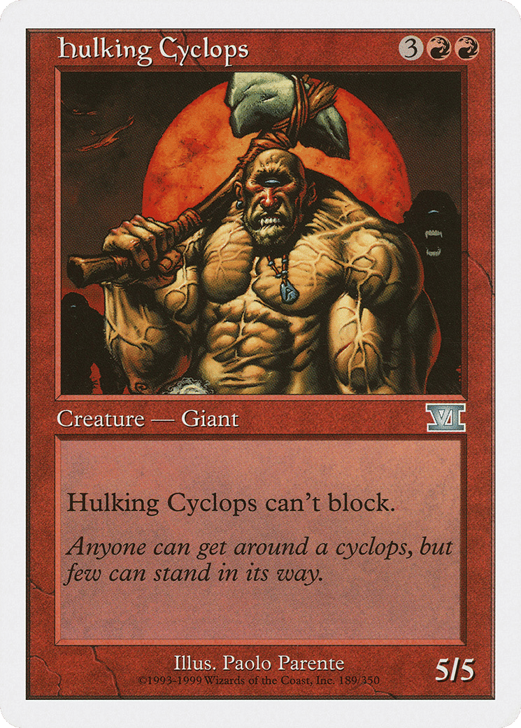 Hulking Cyclops — Classic Sixth Edition — Magic: The Gathering
