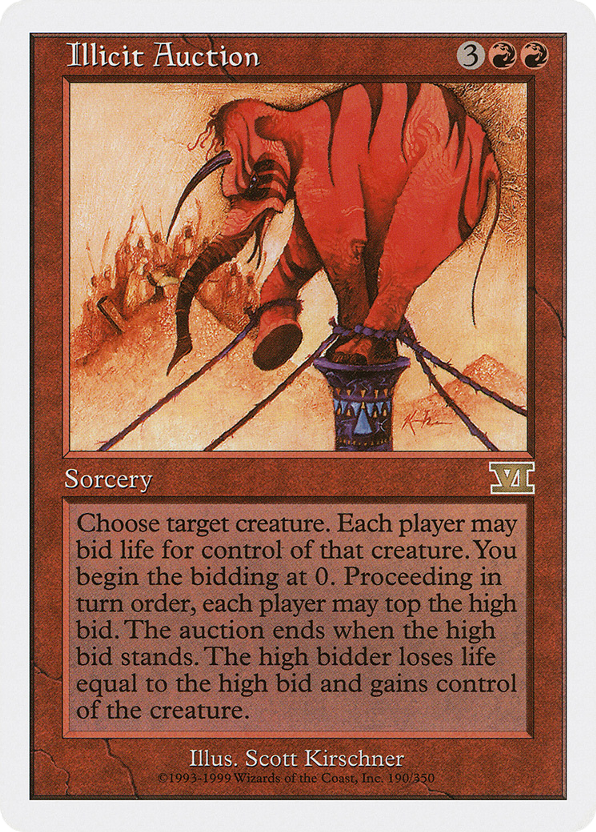Illicit Auction — Classic Sixth Edition — Magic: The Gathering