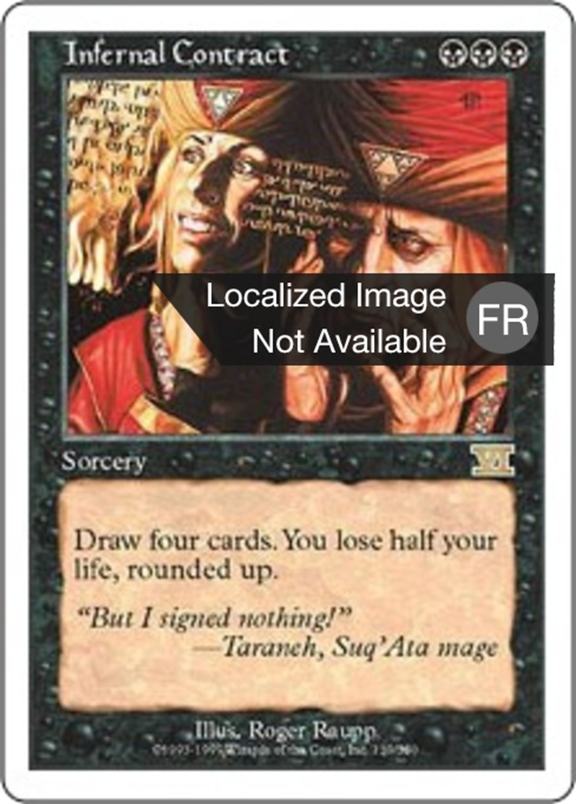 Pacte avec les enfers — Classic Sixth Edition — Magic: The Gathering