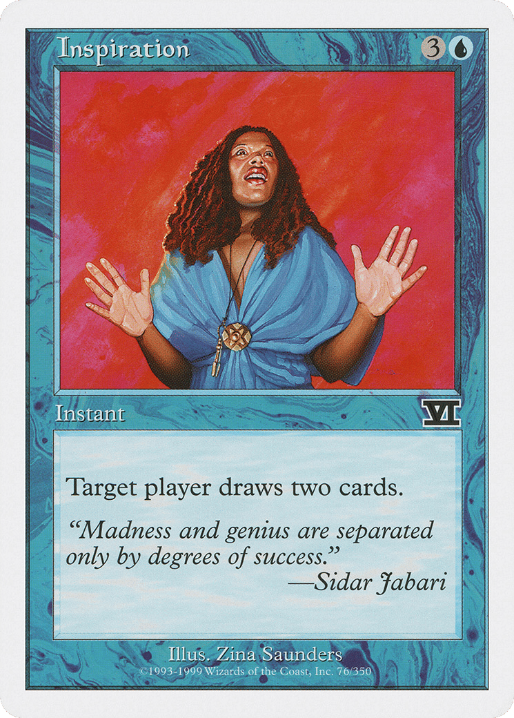 Inspiration — Classic Sixth Edition — Magic: The Gathering