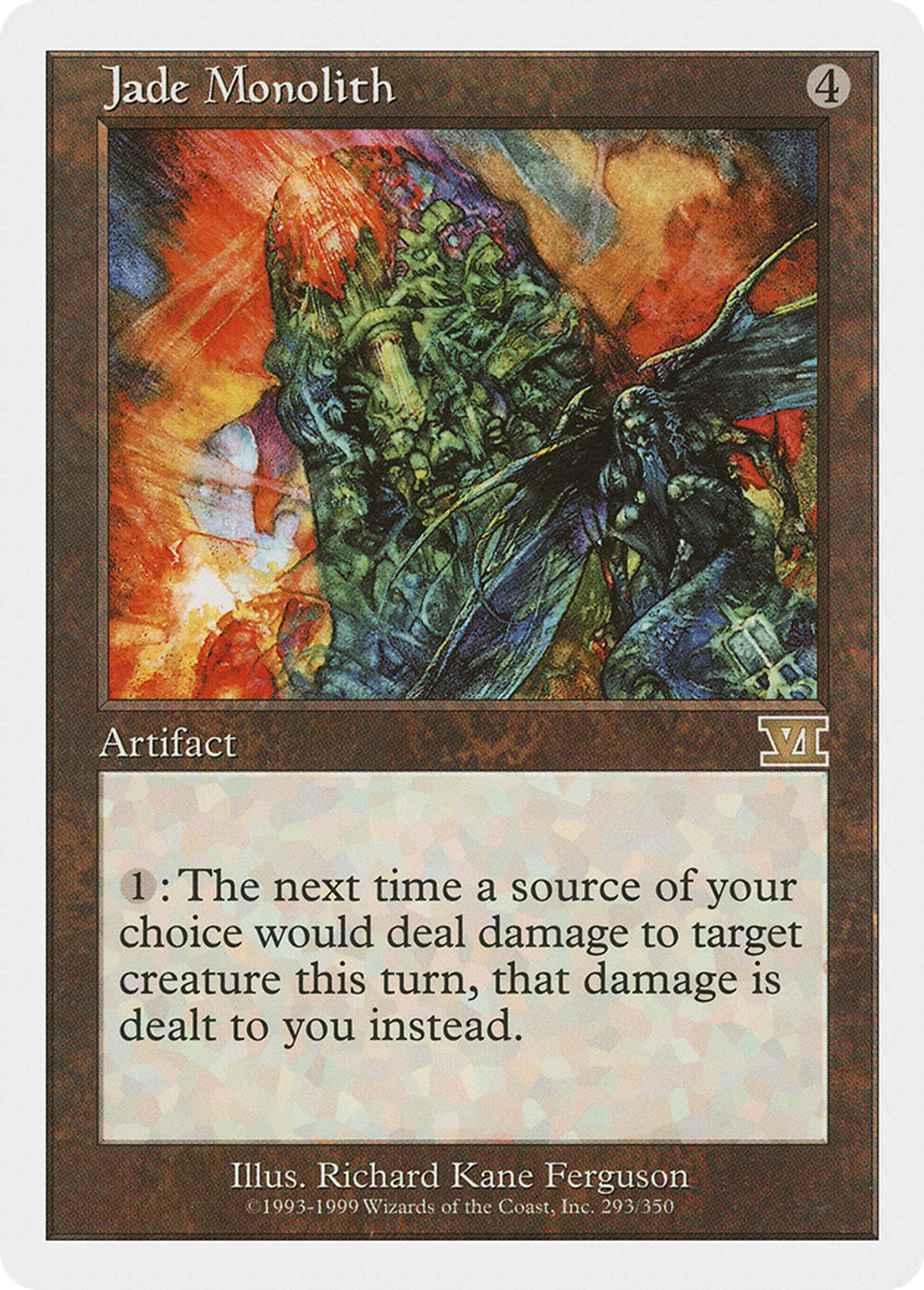 Jade Monolith — Classic Sixth Edition — Magic: The Gathering