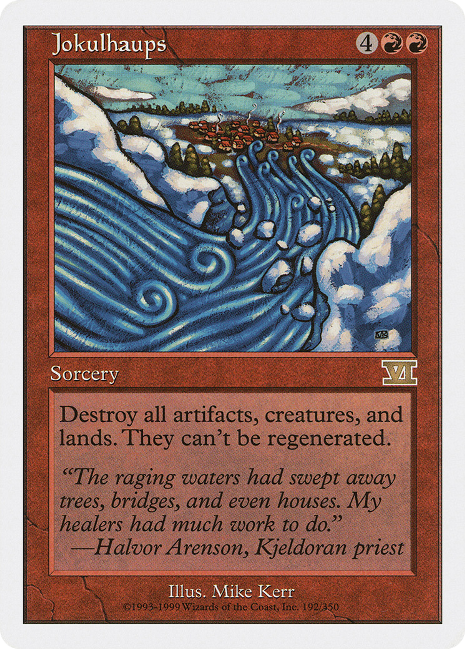 Jokulhaups — Classic Sixth Edition — Magic: The Gathering