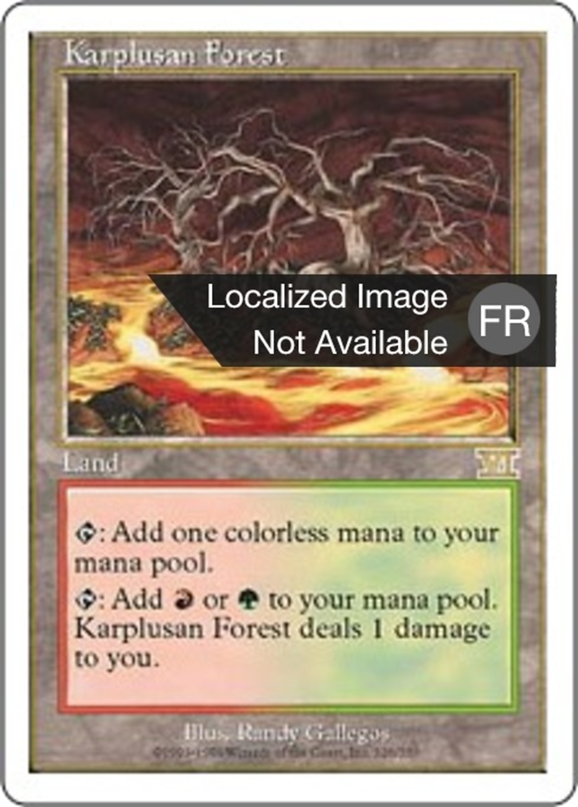 Forêt de Karpluse — Classic Sixth Edition — Magic: The Gathering