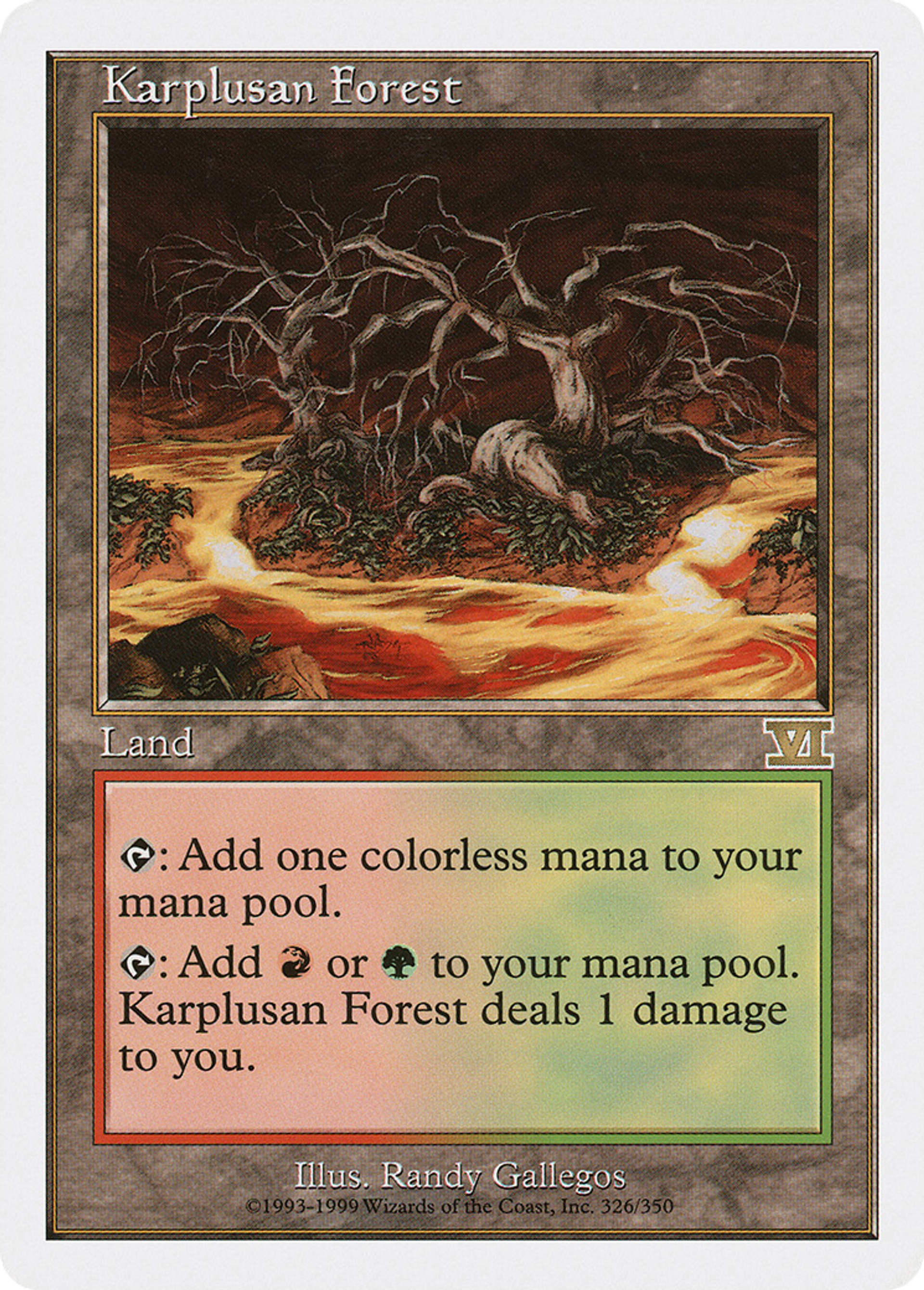 Karplusan Forest — Classic Sixth Edition — Magic: The Gathering