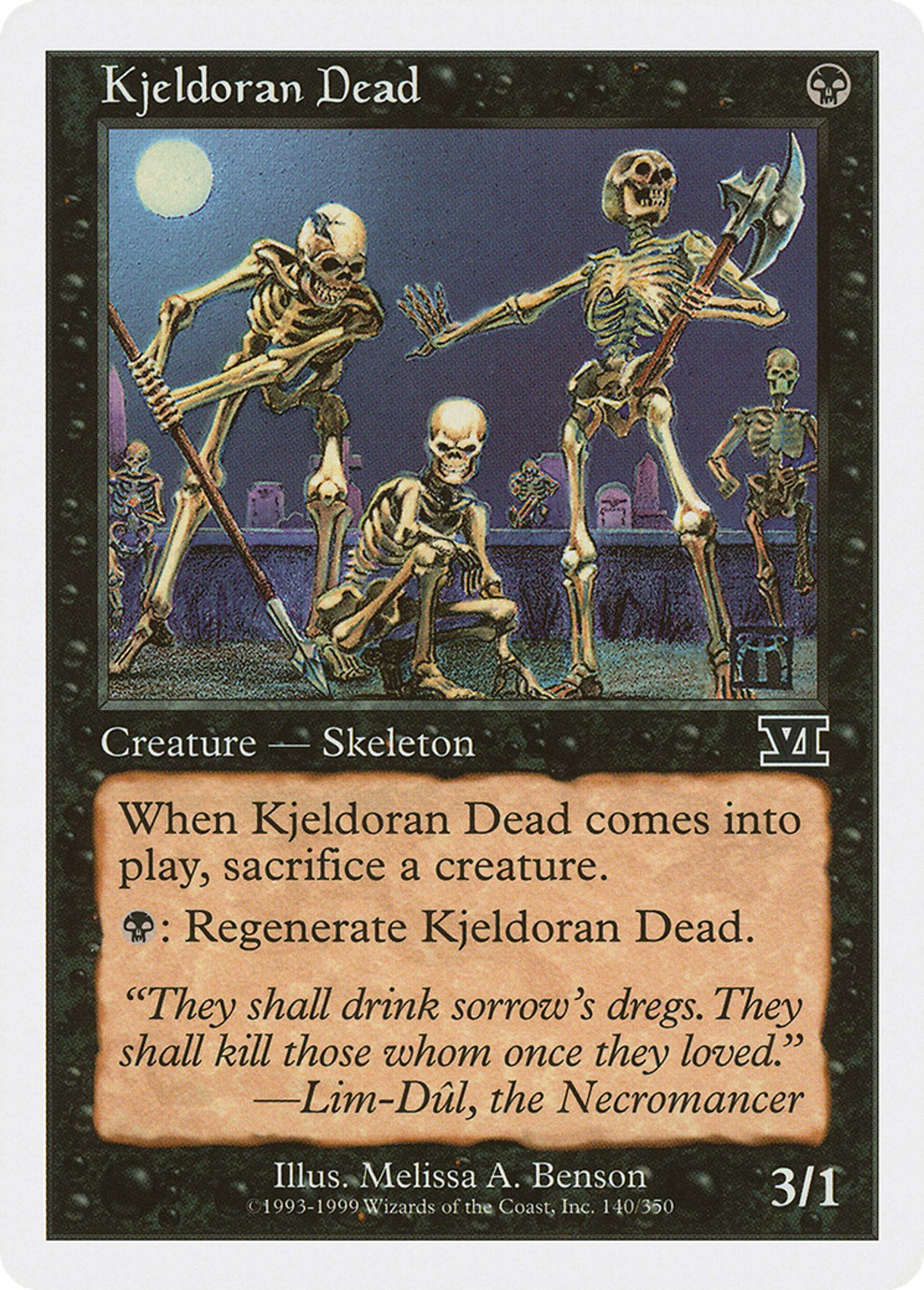 Kjeldoran Dead — Classic Sixth Edition — Magic: The Gathering