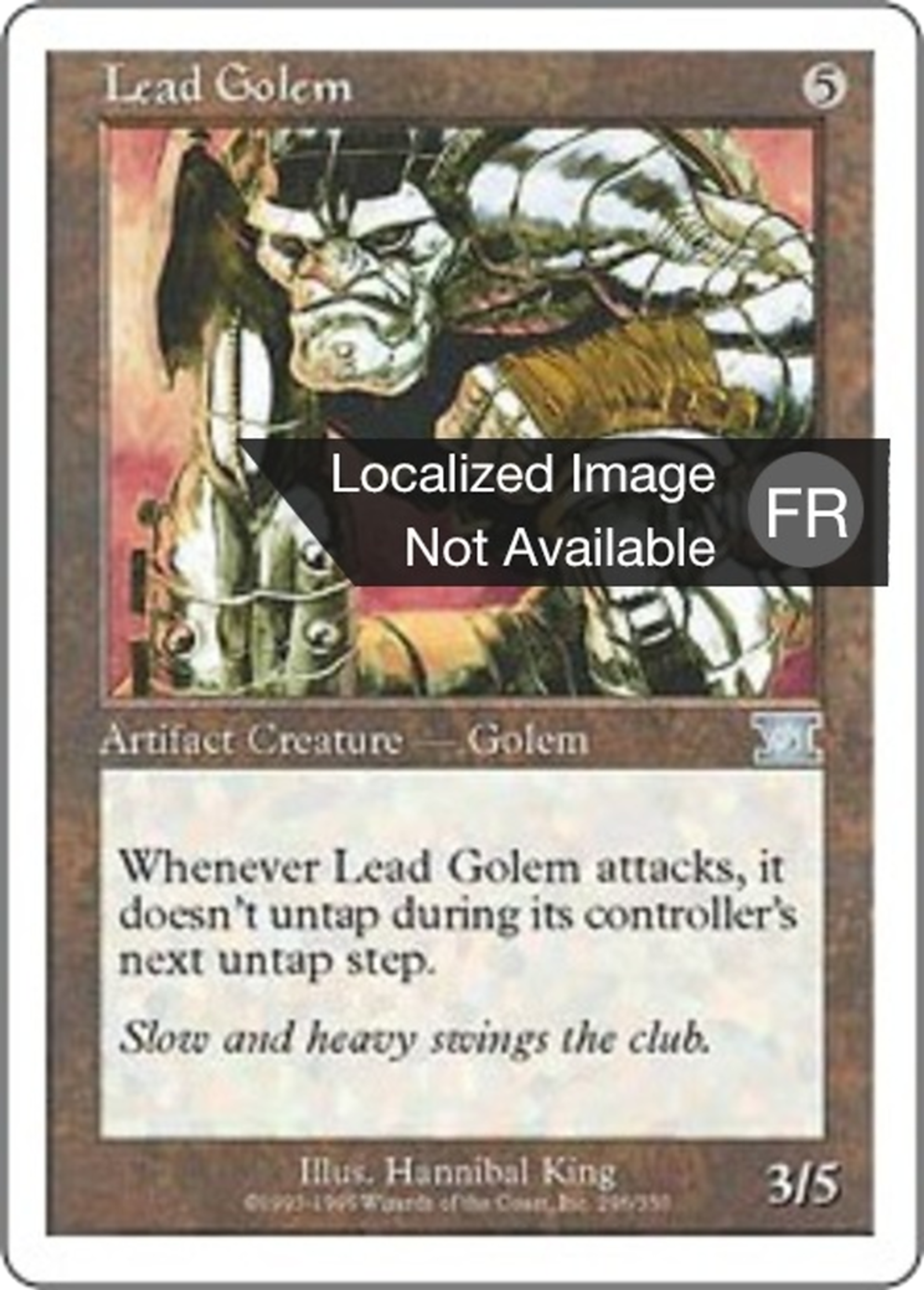 Golem de plomb — Classic Sixth Edition — Magic: The Gathering
