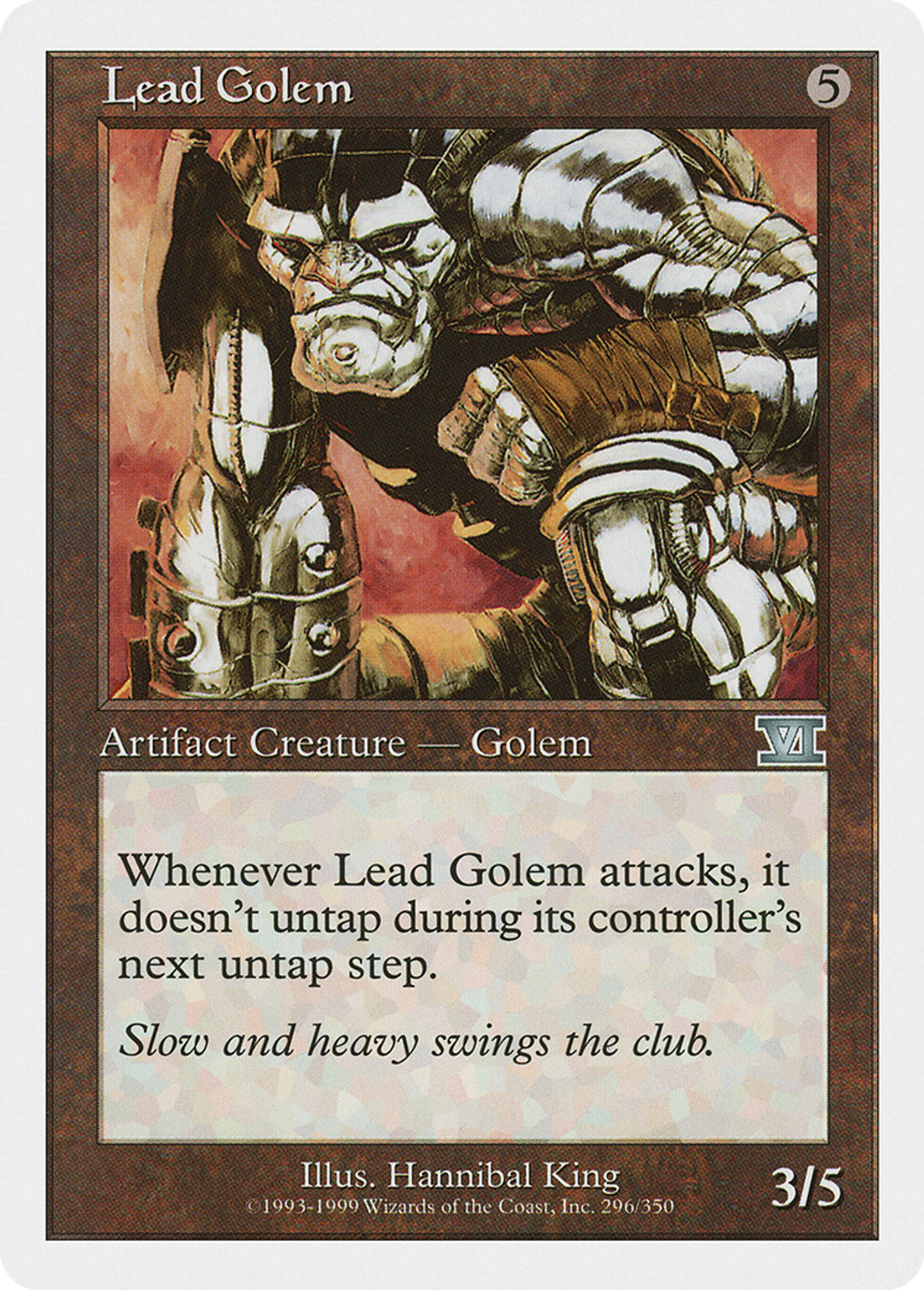 Lead Golem — Classic Sixth Edition — Magic: The Gathering