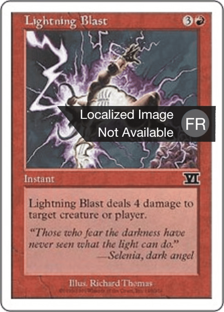 Salve d'éclair — Classic Sixth Edition — Magic: The Gathering