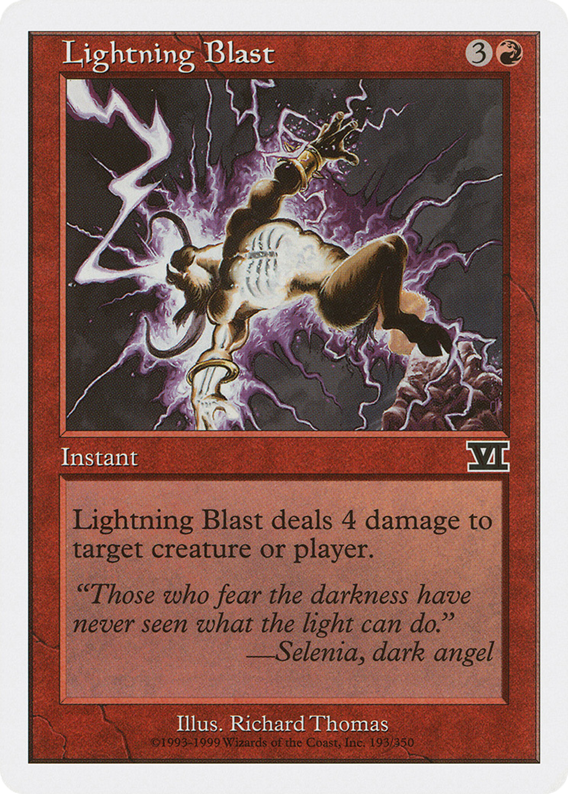 Lightning Blast — Classic Sixth Edition — Magic: The Gathering