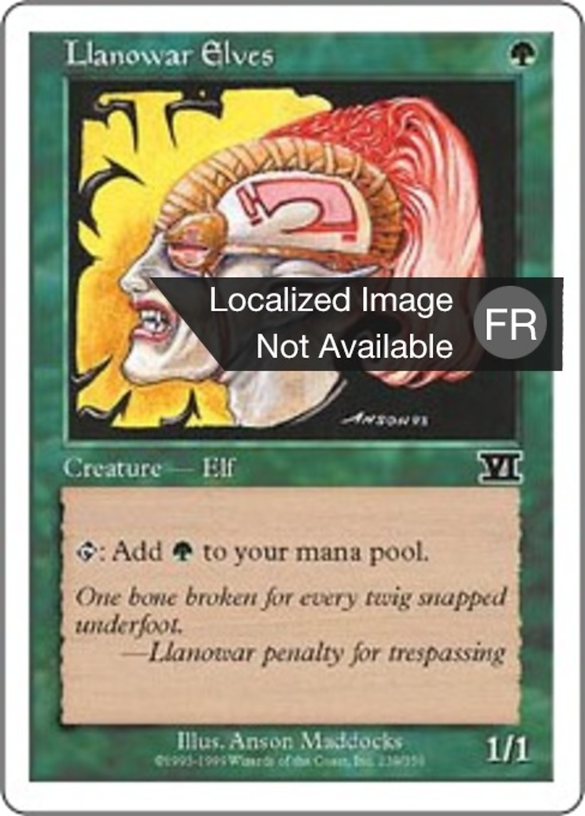 Elfes de Llanowar — Classic Sixth Edition — Magic: The Gathering