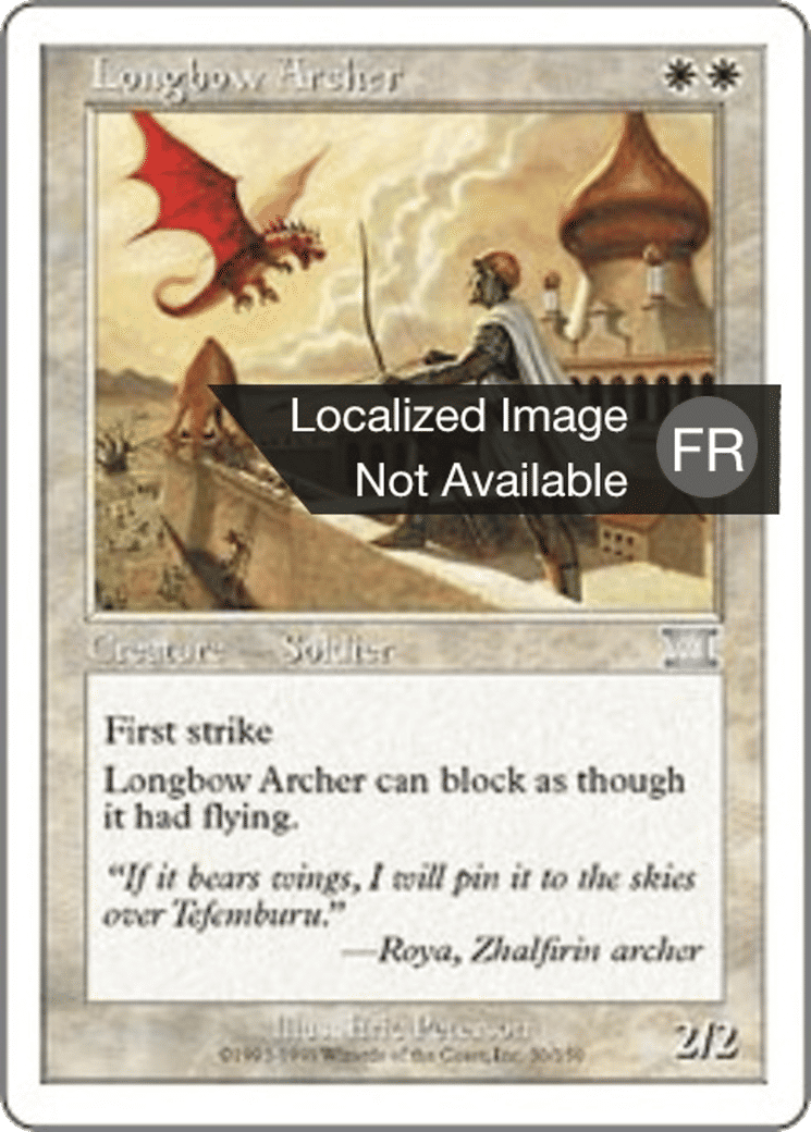 Archer à l'arc long — Classic Sixth Edition — Magic: The Gathering