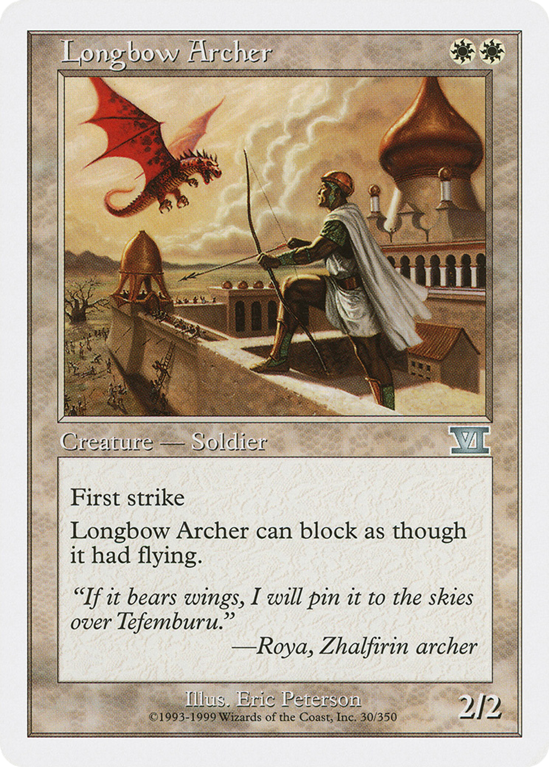 Longbow Archer — Classic Sixth Edition — Magic: The Gathering