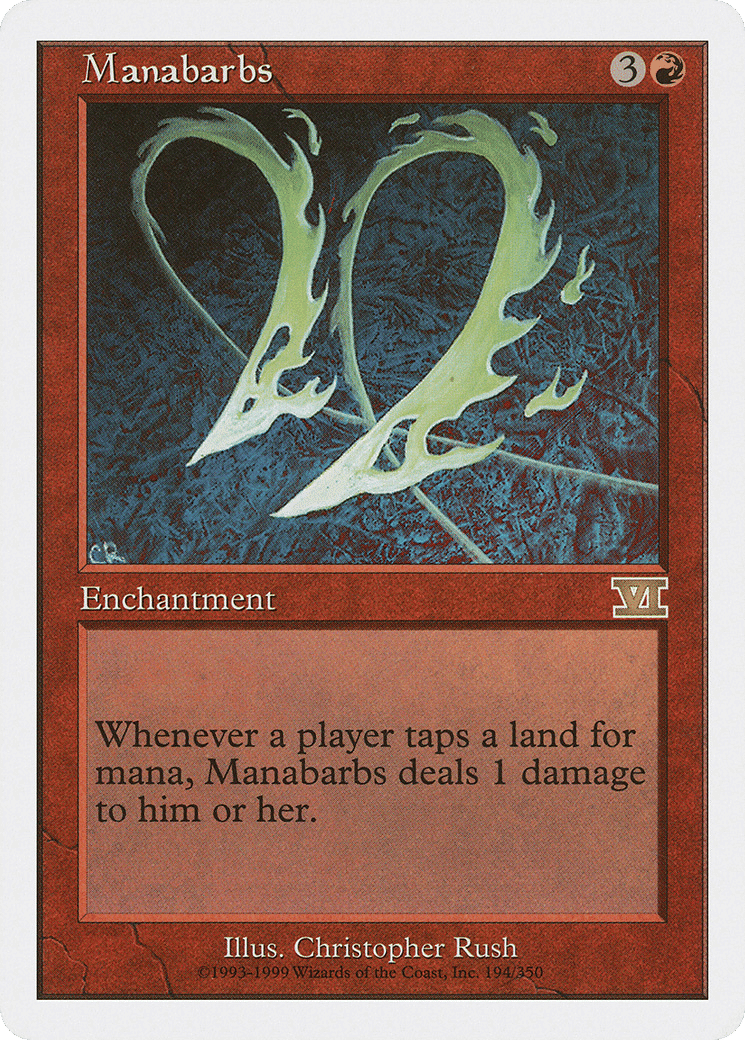 Manabarbs — Classic Sixth Edition — Magic: The Gathering
