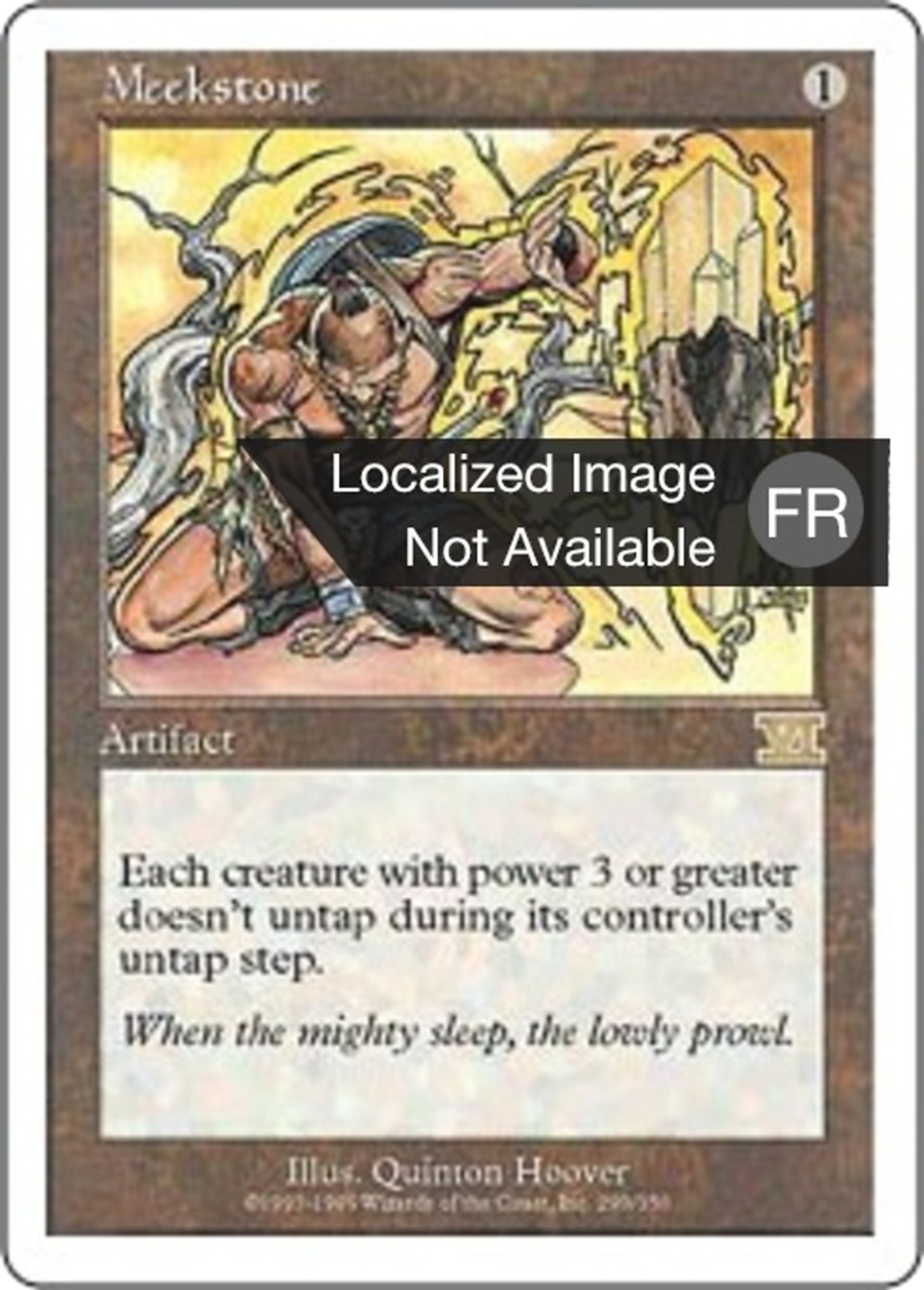 Pierre de soumission — Classic Sixth Edition — Magic: The Gathering