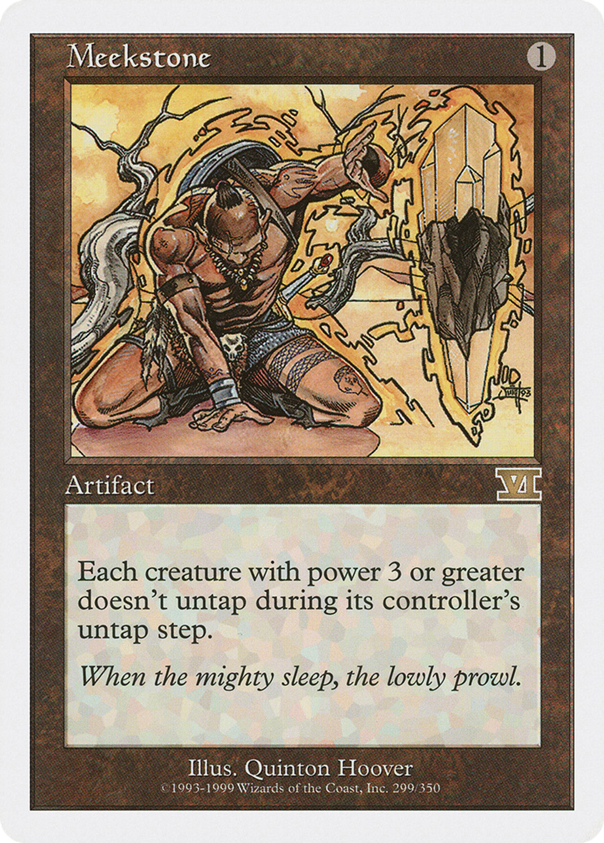 Pierre de soumission — Classic Sixth Edition — Magic: The Gathering