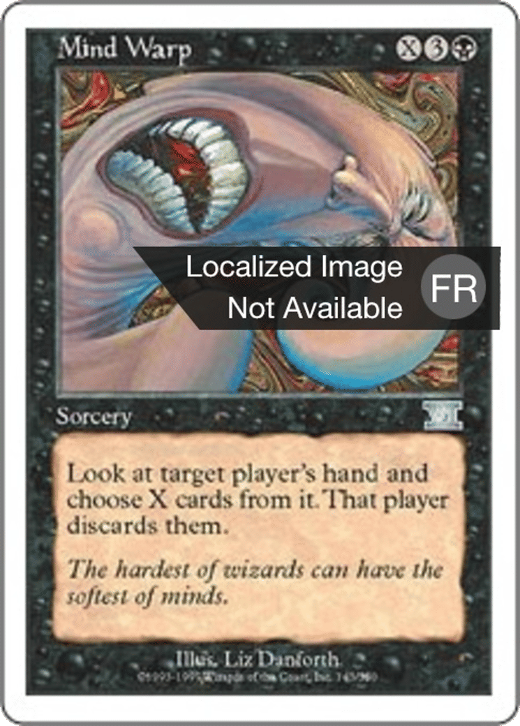 Distorsion cérébrale — Classic Sixth Edition — Magic: The Gathering