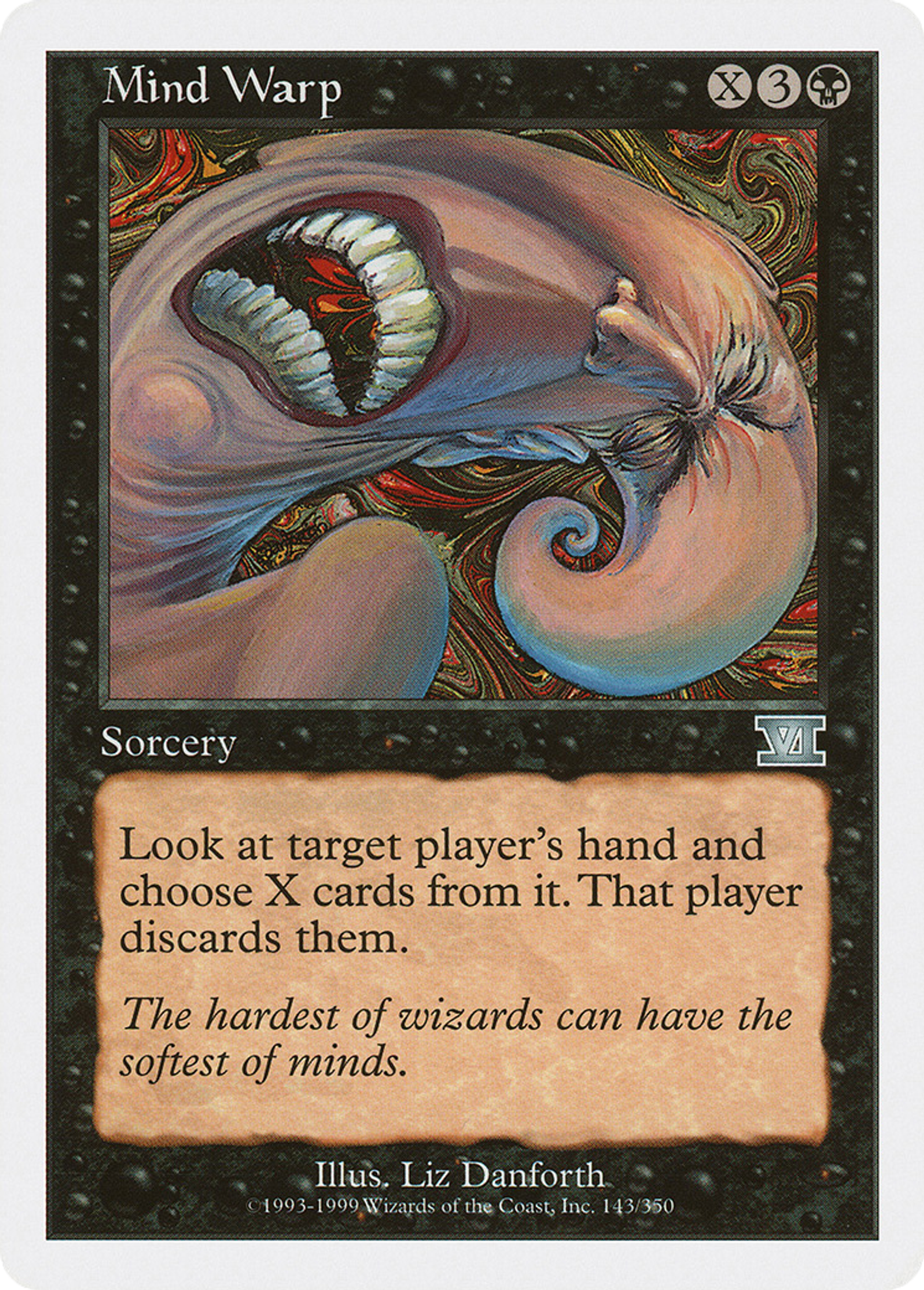 Mind Warp — Classic Sixth Edition — Magic: The Gathering