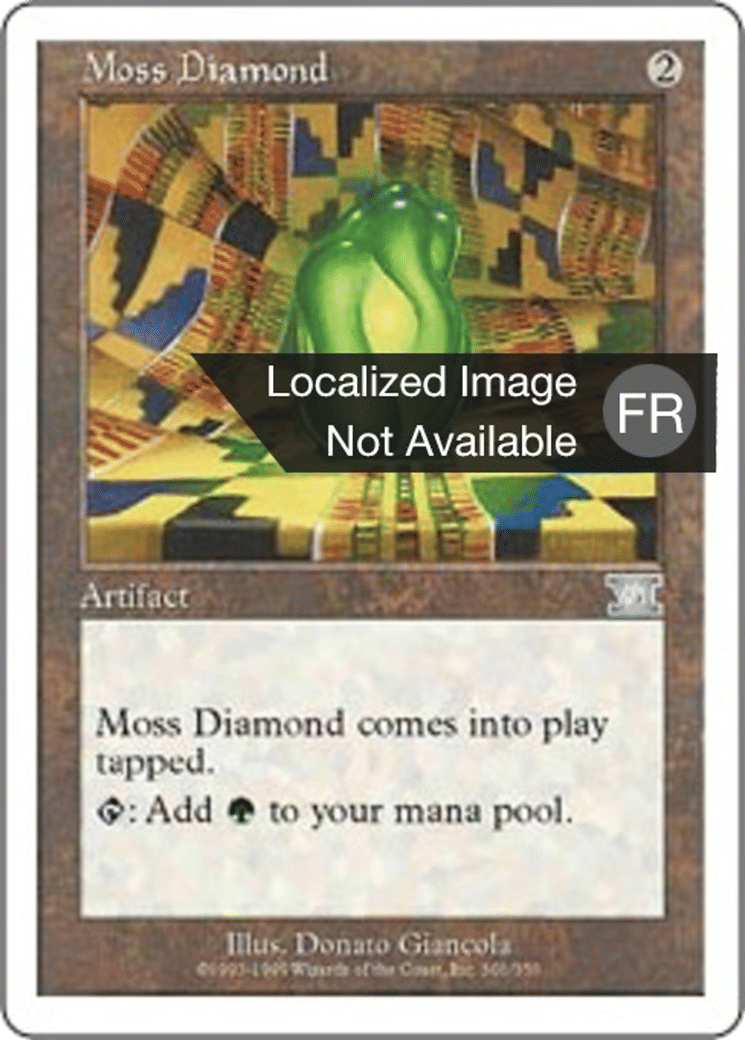 Diamant de la mousse — Classic Sixth Edition — Magic: The Gathering