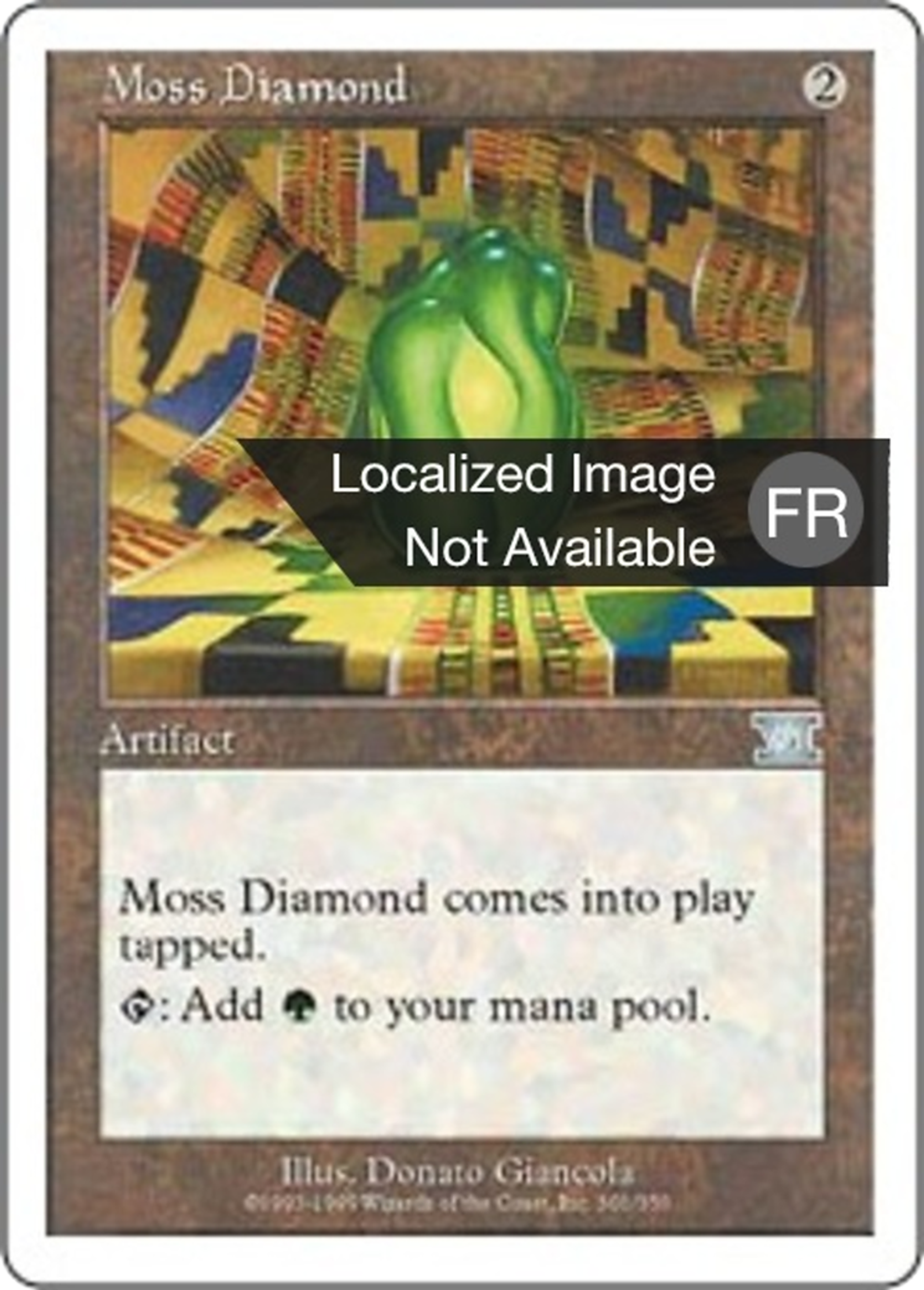 Diamant de la mousse — Classic Sixth Edition — Magic: The Gathering