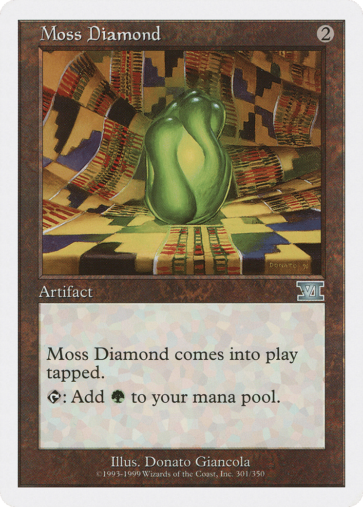 Moss Diamond — Classic Sixth Edition — Magic: The Gathering