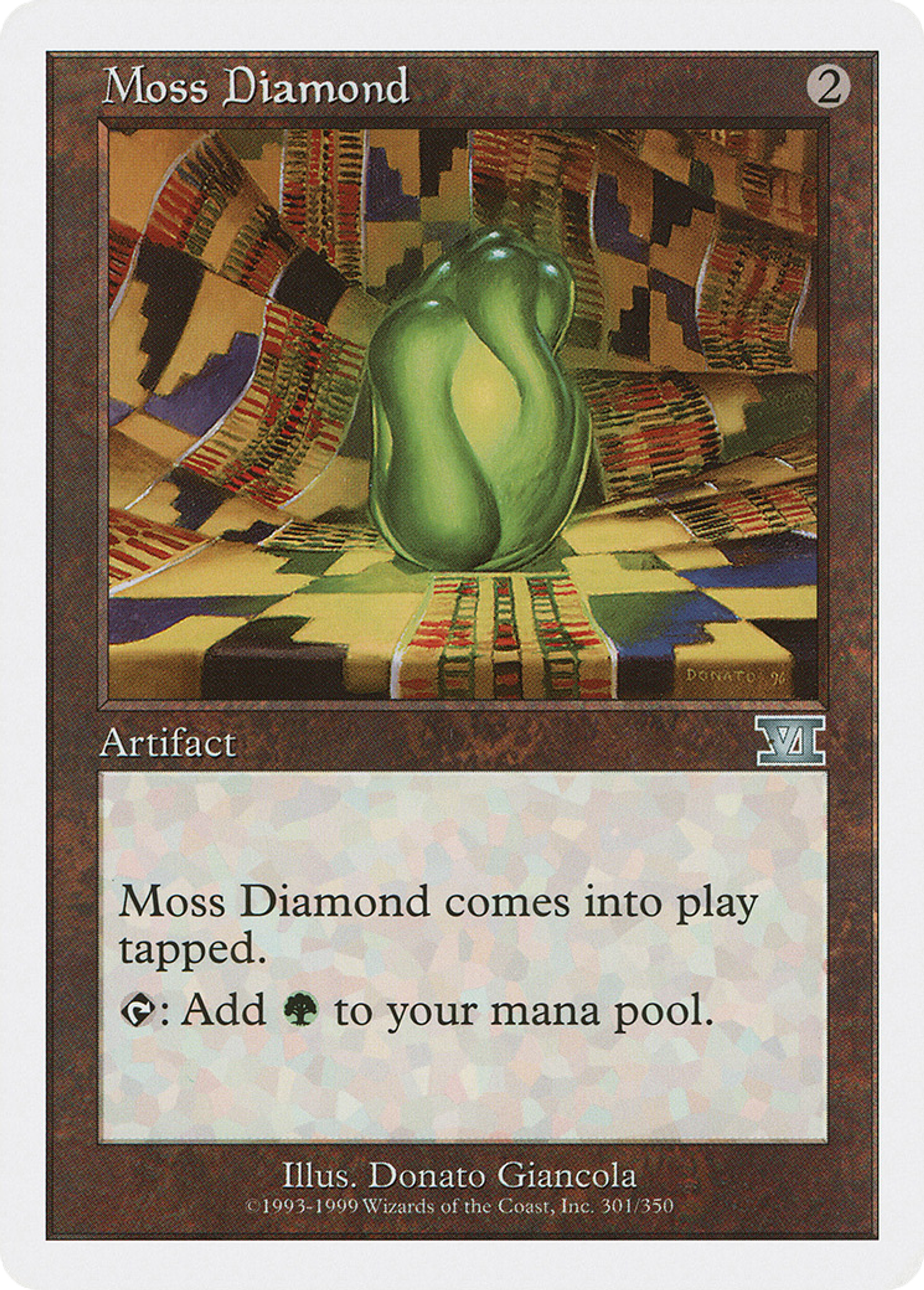 Moss Diamond — Classic Sixth Edition — Magic: The Gathering