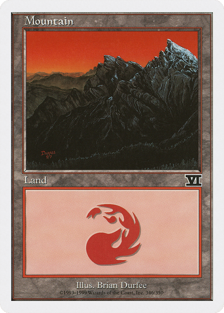 Mountain — Classic Sixth Edition — Magic: The Gathering