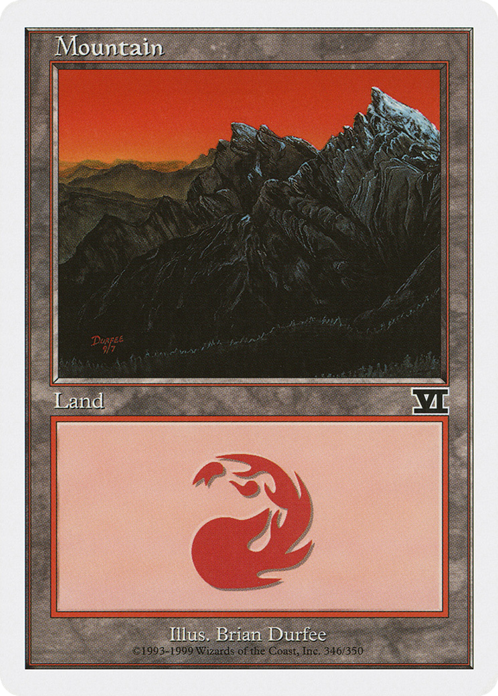 Mountain — Classic Sixth Edition — Magic: The Gathering