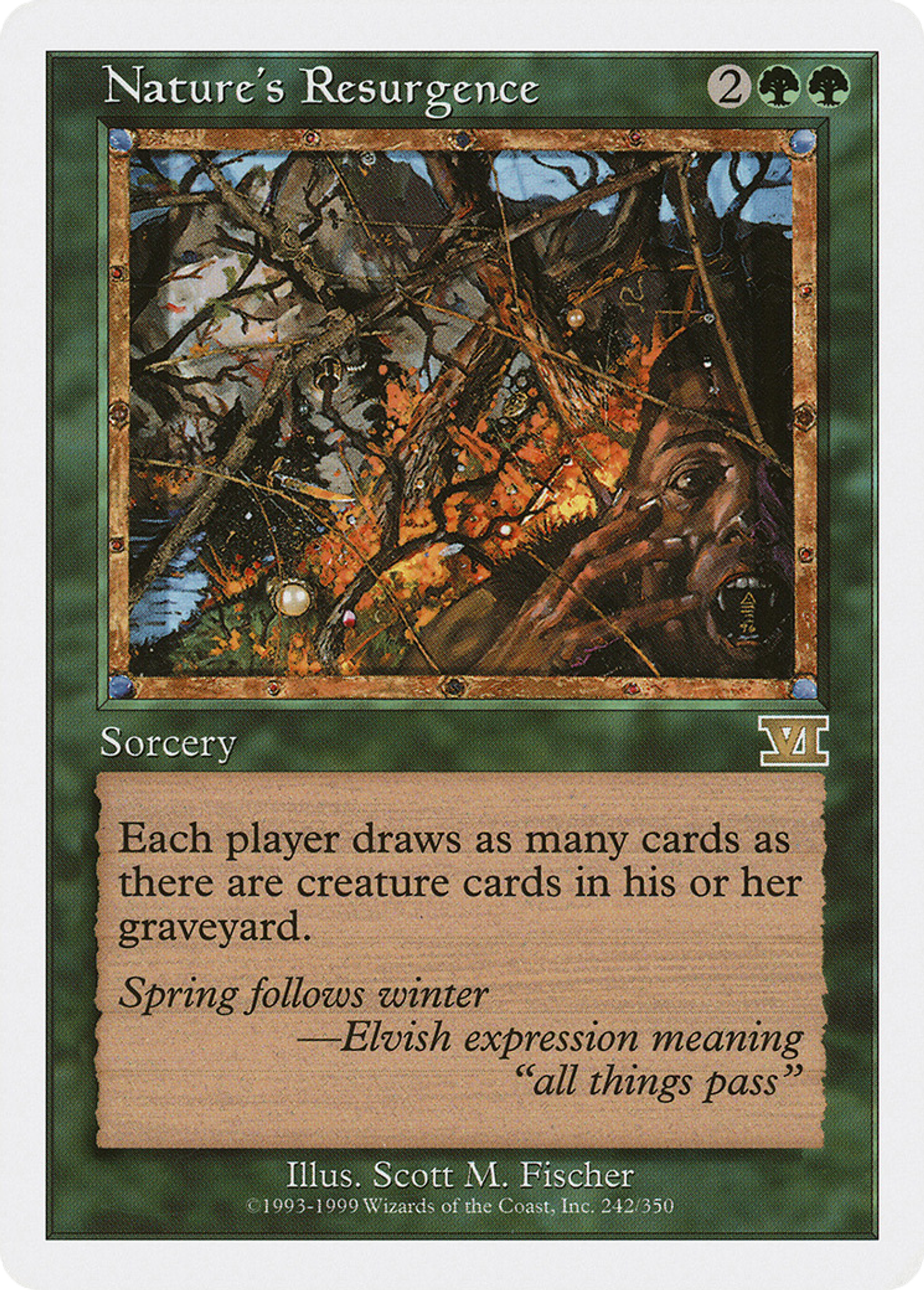 Nature's Resurgence — Classic Sixth Edition — Magic: The Gathering