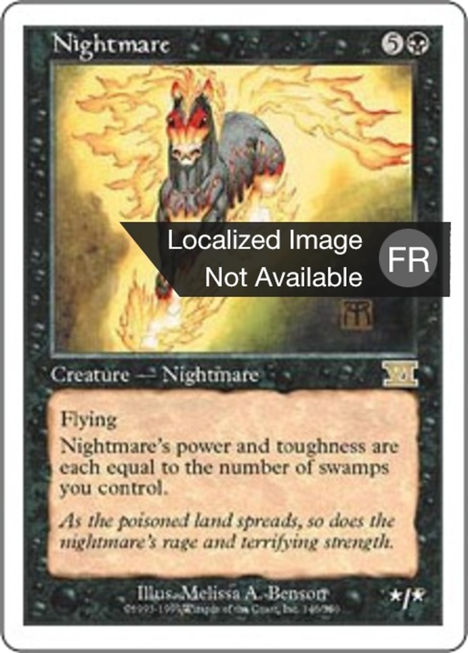Cheval de cauchemar — Classic Sixth Edition — Magic: The Gathering