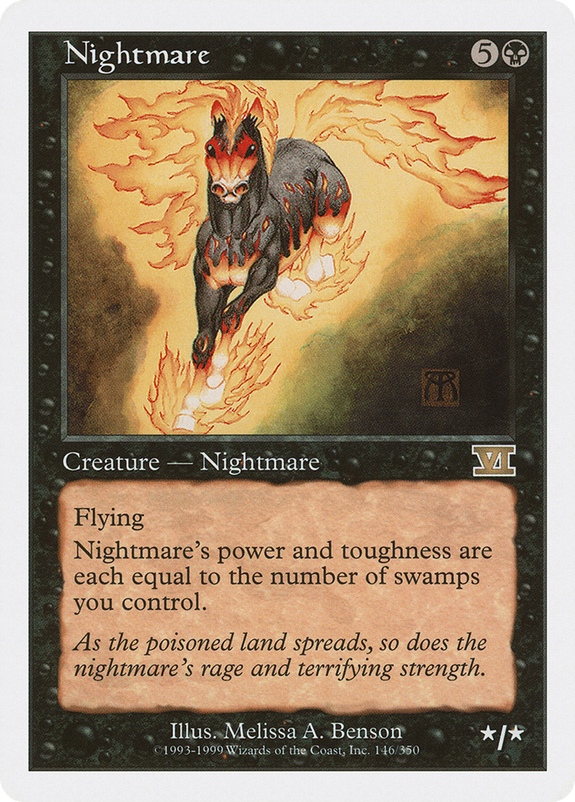 Nightmare — Classic Sixth Edition — Magic: The Gathering