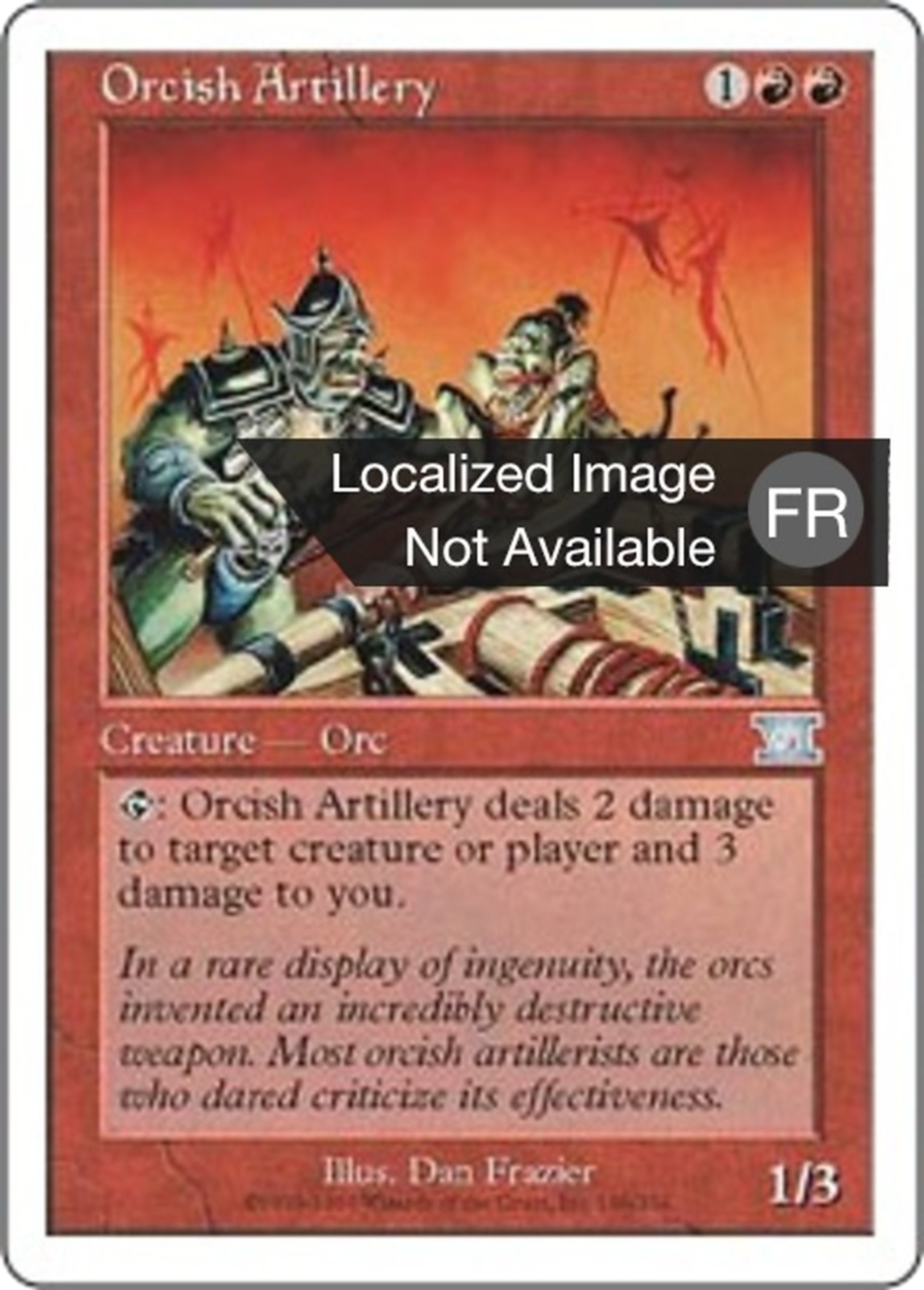 Artillerie orque — Classic Sixth Edition — Magic: The Gathering