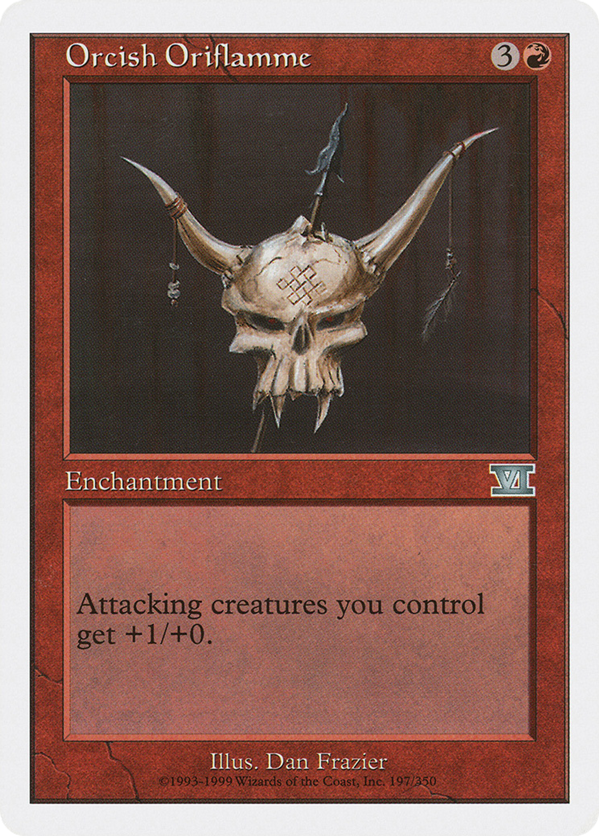 Orcish Oriflamme — Classic Sixth Edition — Magic: The Gathering
