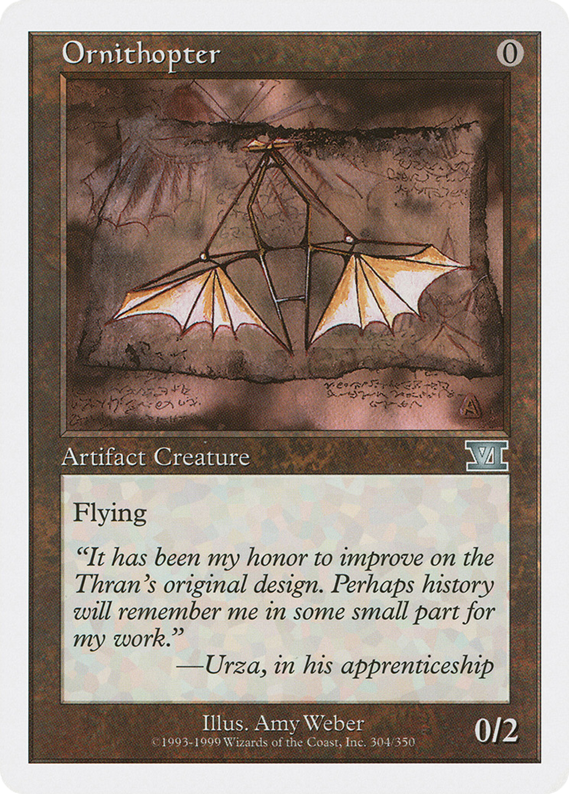 Ornithopter — Classic Sixth Edition — Magic: The Gathering