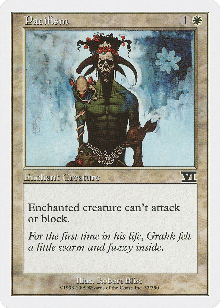 Pacifism — Classic Sixth Edition — Magic: The Gathering