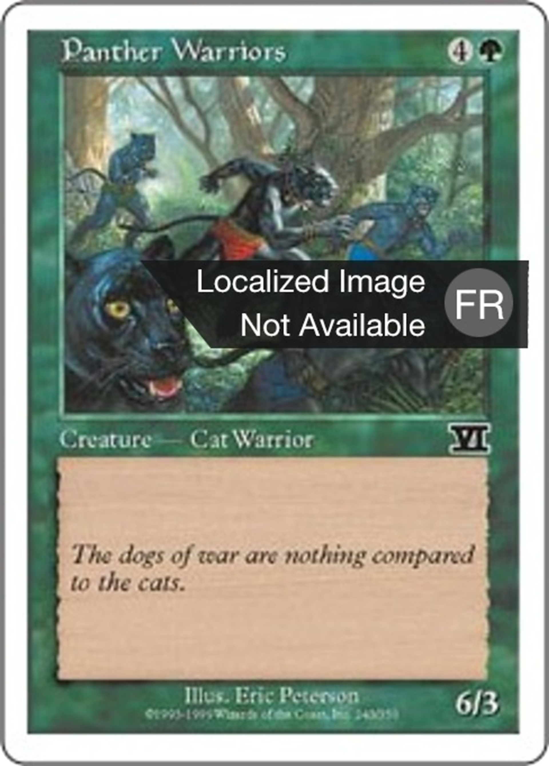 Guerrières panthères — Classic Sixth Edition — Magic: The Gathering