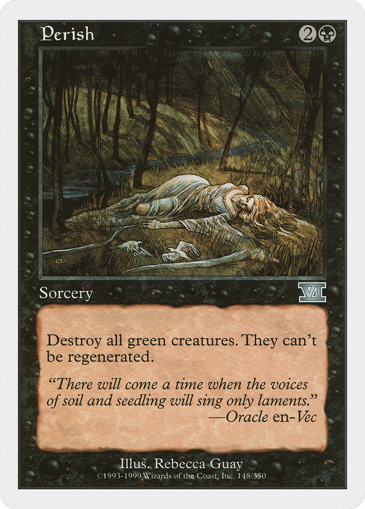 Perish — Classic Sixth Edition — Magic: The Gathering
