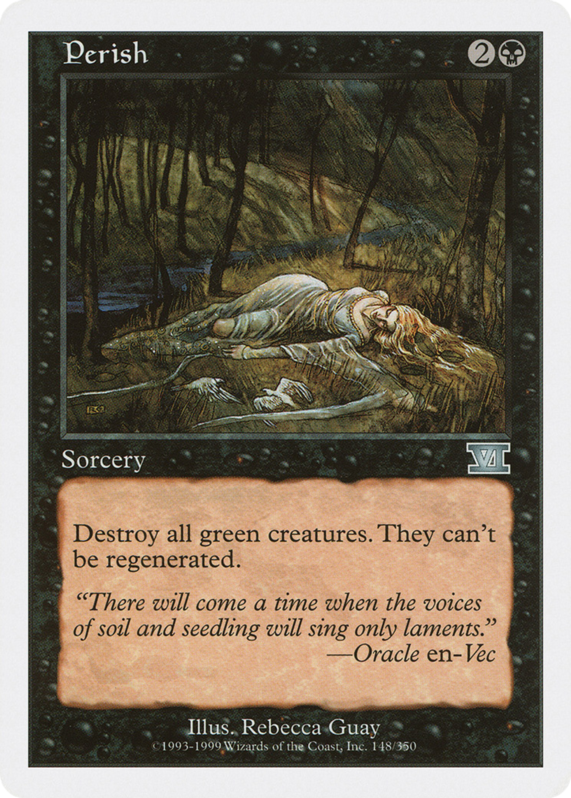 Perish — Classic Sixth Edition — Magic: The Gathering