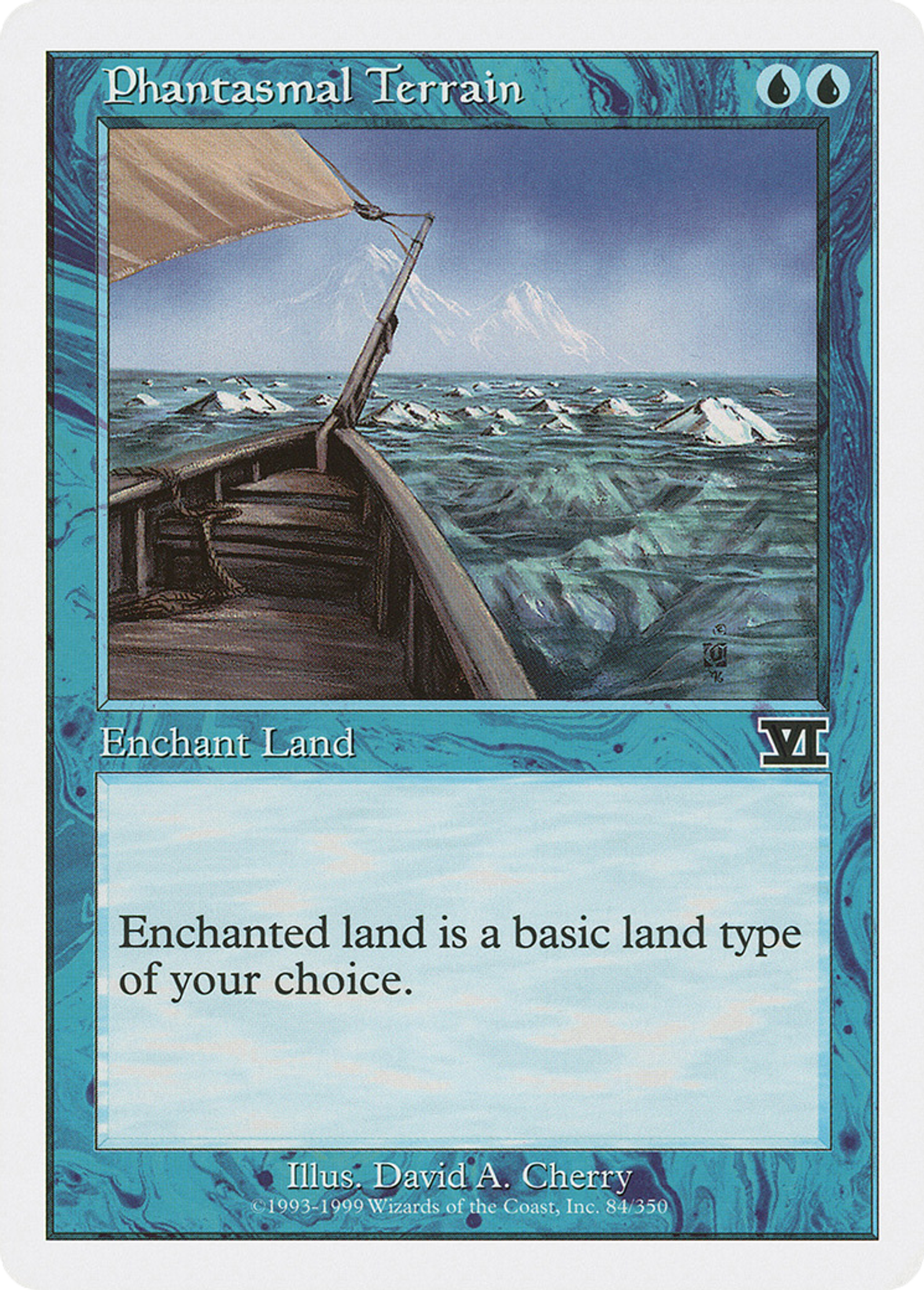 Phantasmal Terrain — Classic Sixth Edition — Magic: The Gathering