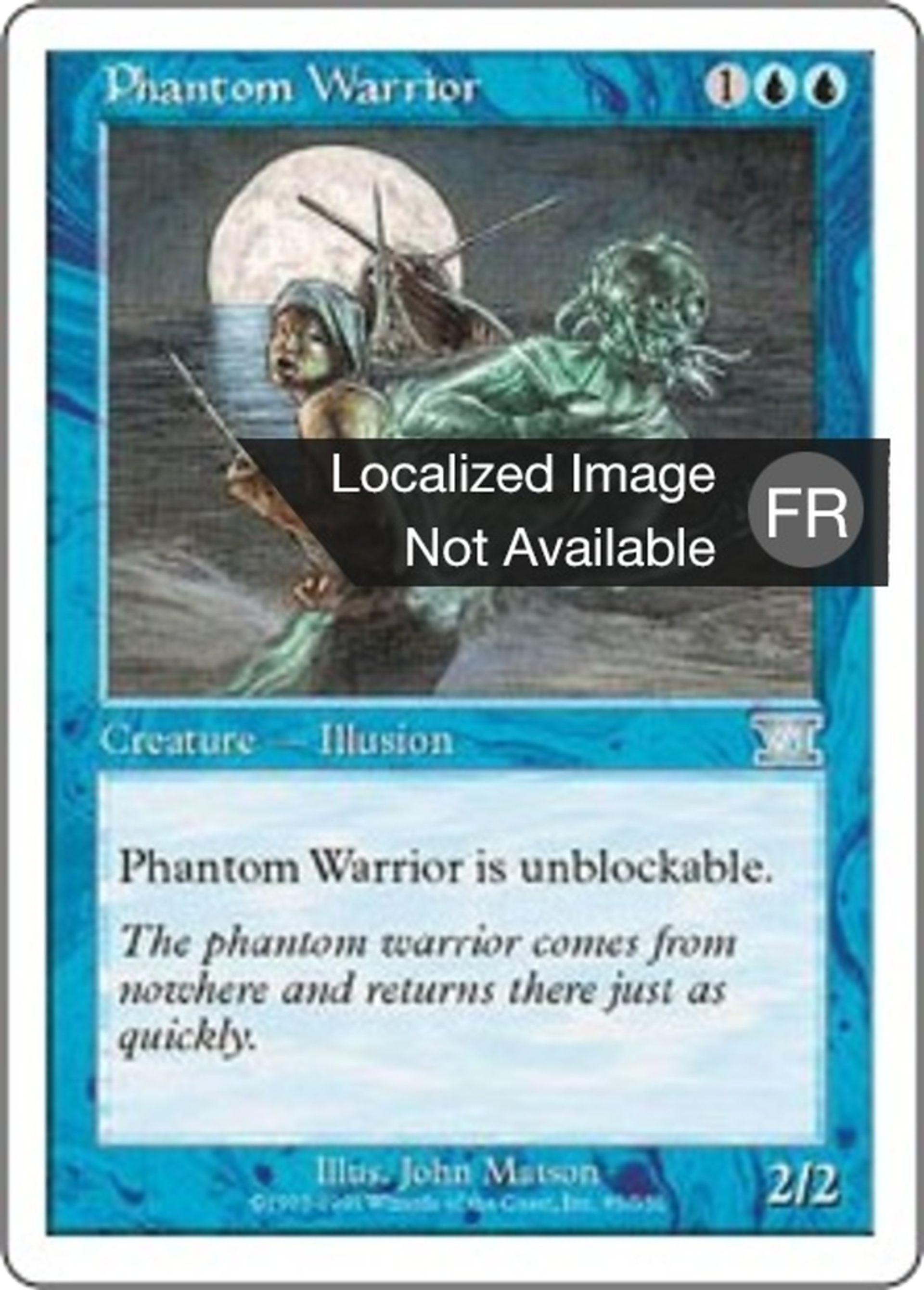 Guerrier fantomatique — Classic Sixth Edition — Magic: The Gathering