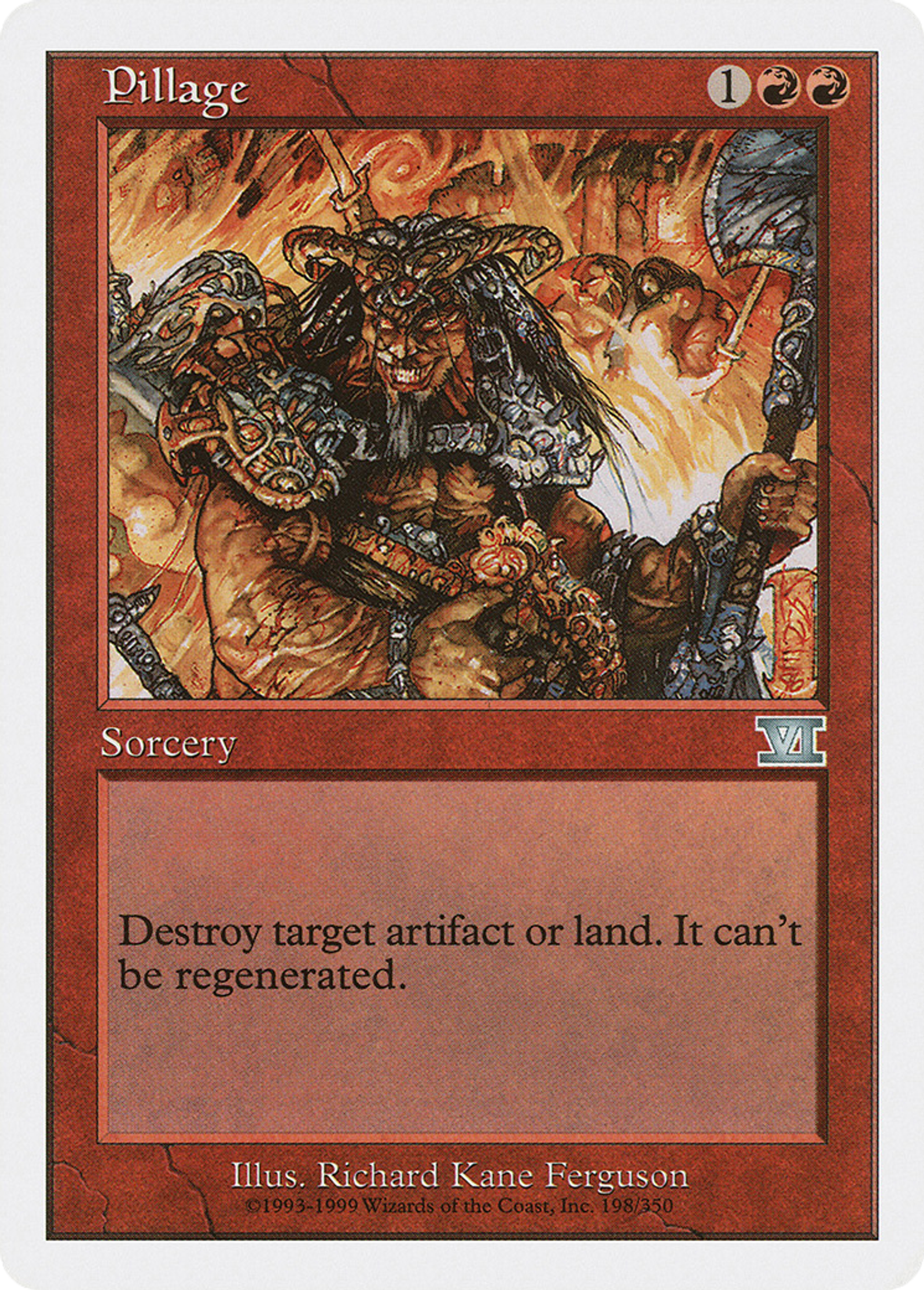 Pillage — Classic Sixth Edition — Magic: The Gathering